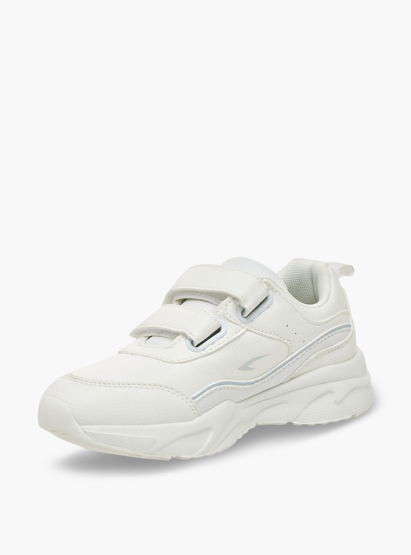 Dash Unisex Panelled Hook & Loop School Shoes-boys-shoes-schoolshoes-image-5