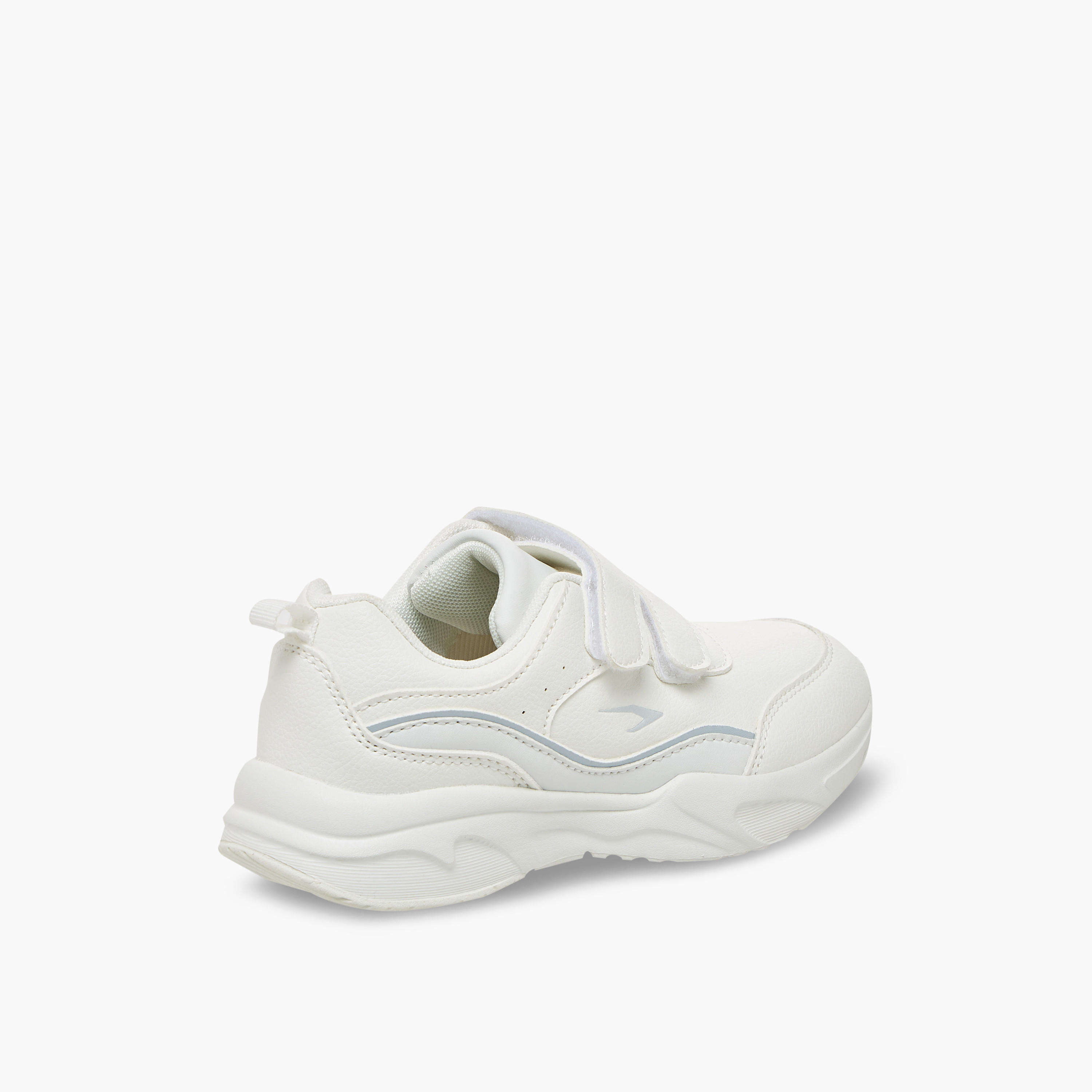 Dash Unisex Panelled Hook & Loop School Shoes-boys-shoes-schoolshoes-image-7