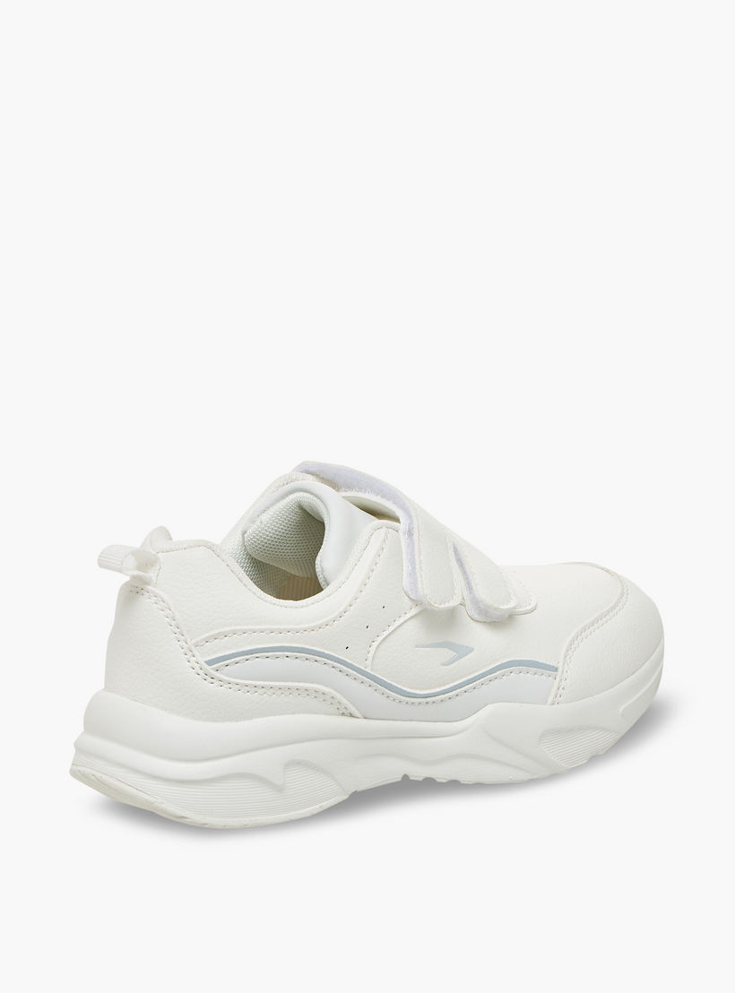 Dash Unisex Panelled Hook & Loop School Shoes-boys-shoes-schoolshoes-image-7