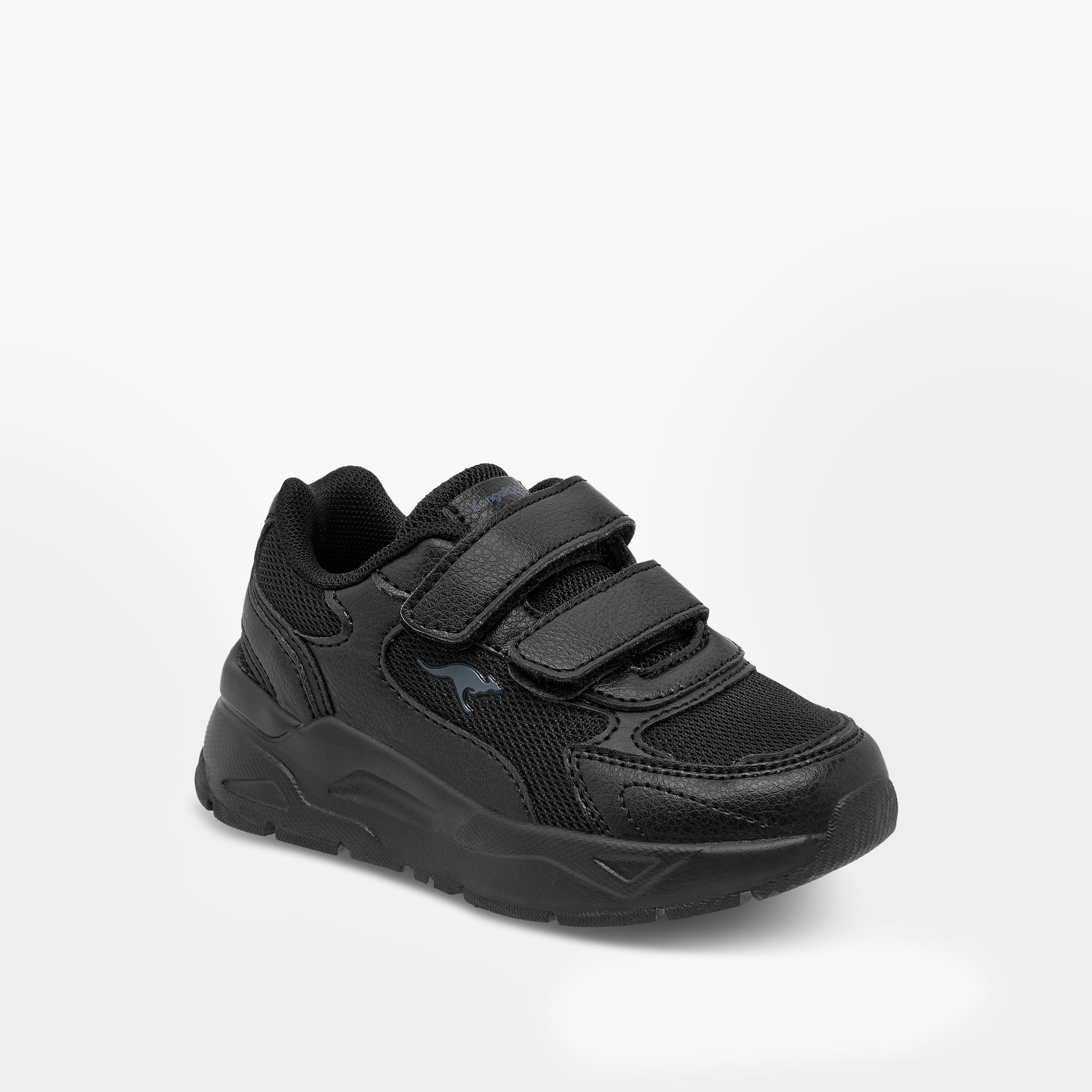 KangaROOS Kids' Logo Detail School Shoes with Hook and Loop Closure-boys-shoes-schoolshoes-image-2