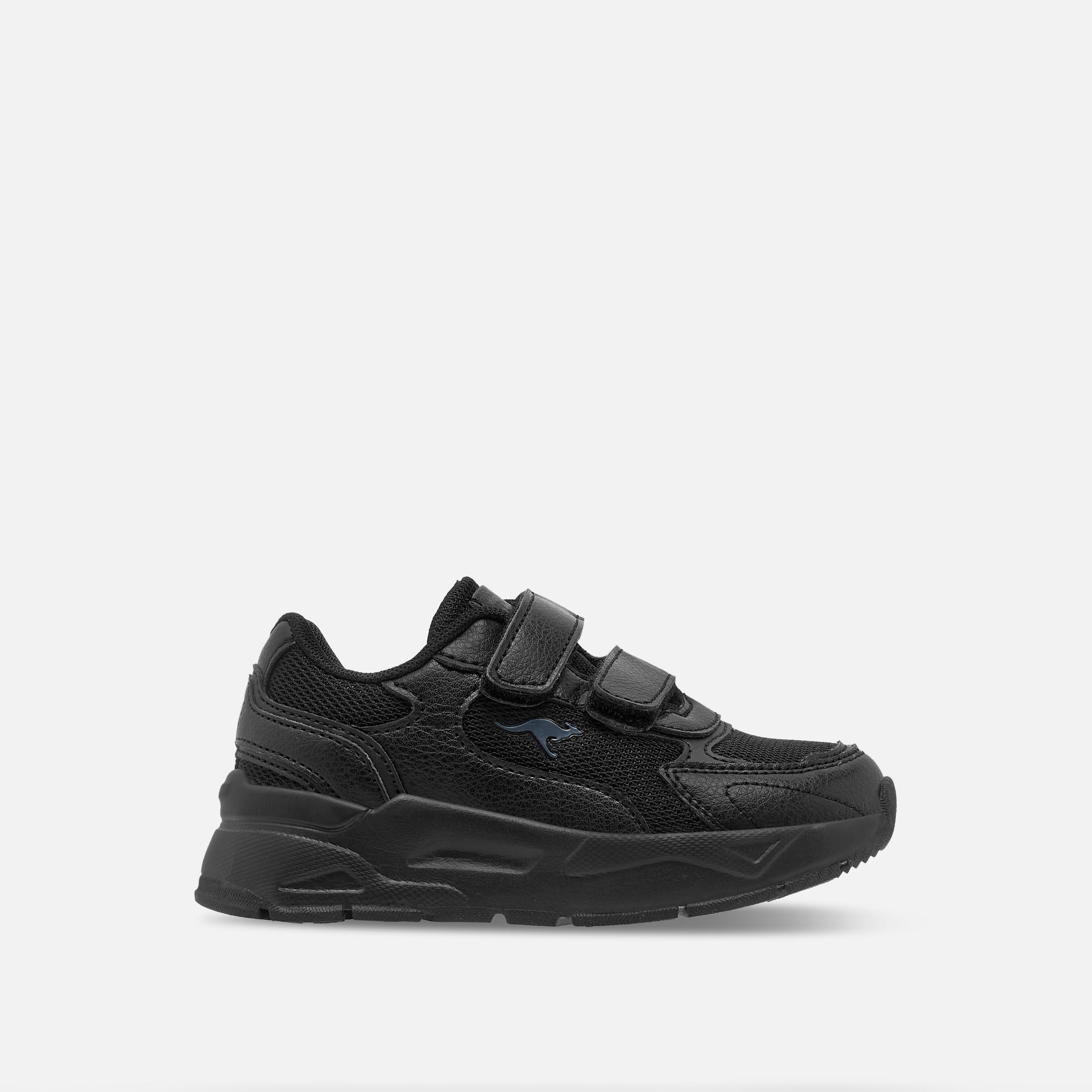 KangaROOS Kids' Logo Detail School Shoes with Hook and Loop Closure-boys-shoes-schoolshoes-image-3