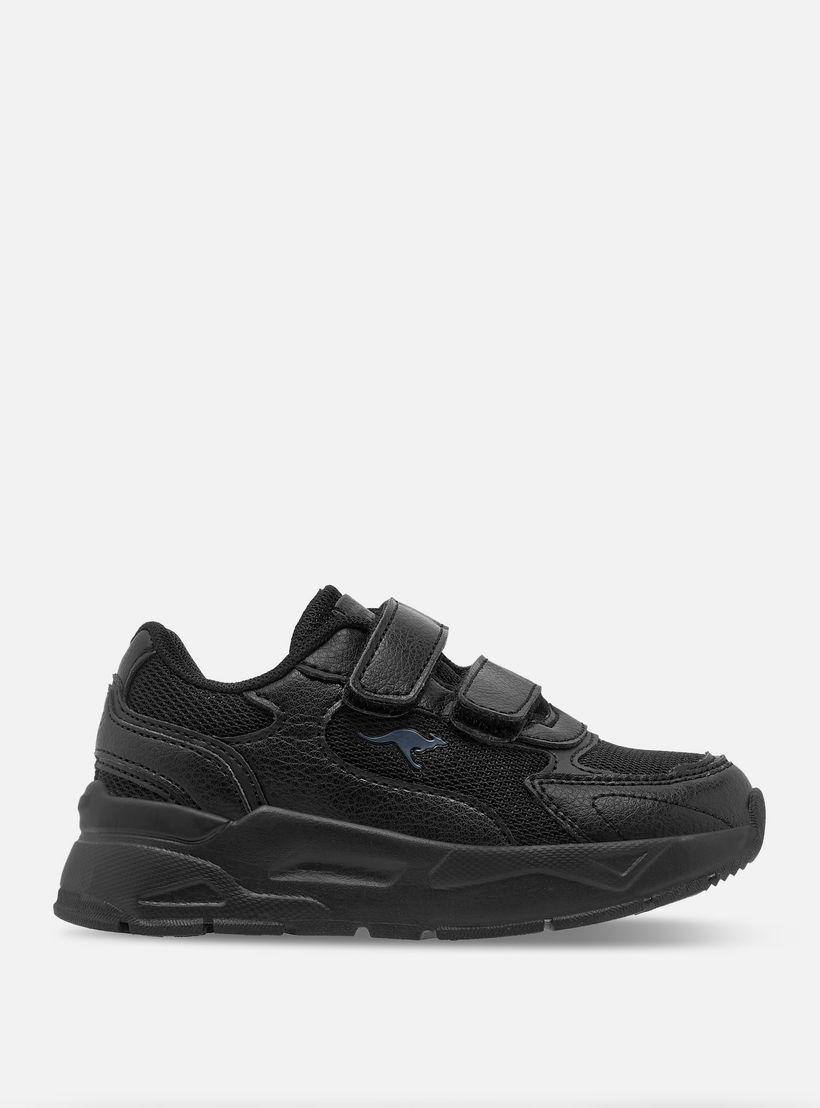 KangaROOS Kids' Logo Detail School Shoes with Hook and Loop Closure-boys-shoes-schoolshoes-image-3