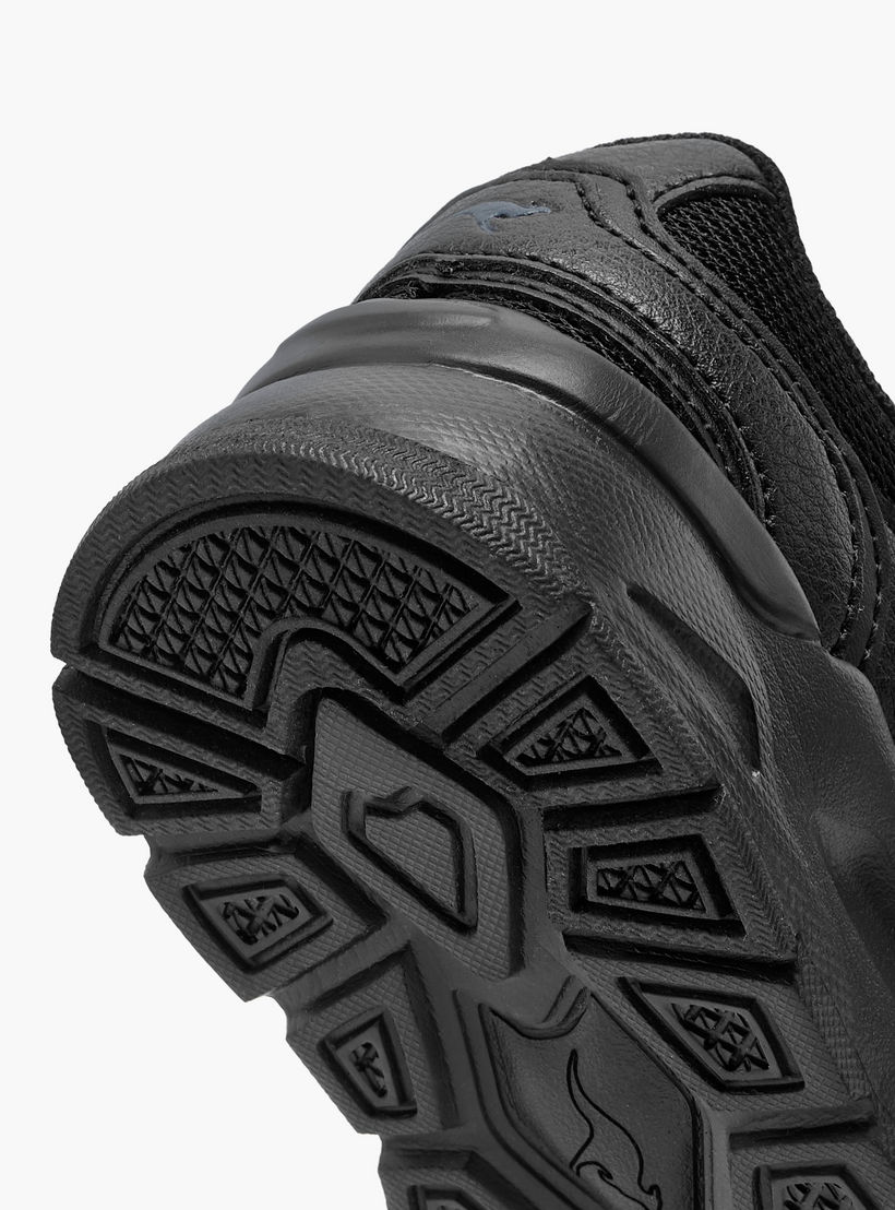 KangaROOS Kids' Logo Detail School Shoes with Hook and Loop Closure-boys-shoes-schoolshoes-image-5