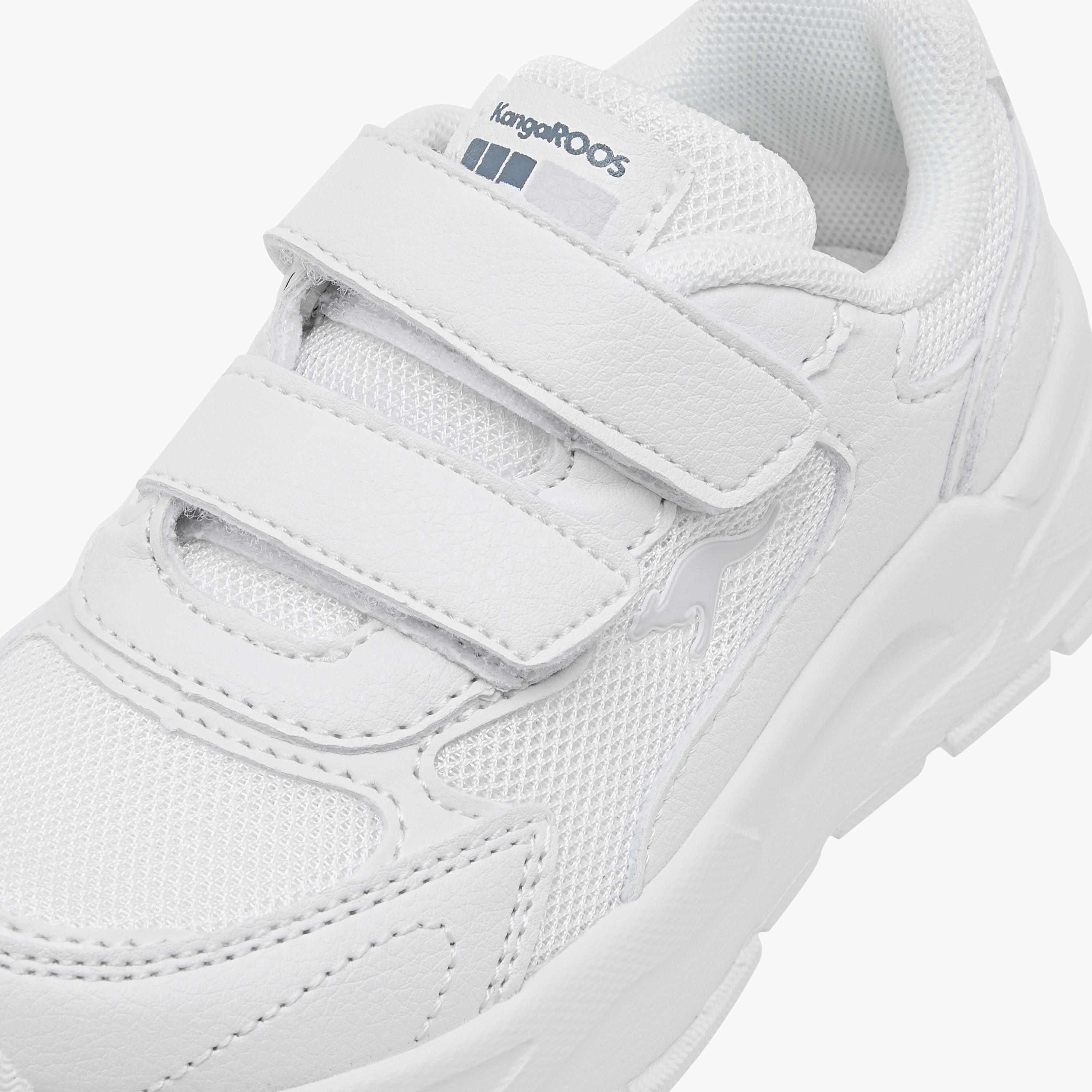 KangaROOS Kids' Logo Detail School Shoes with Hook and Loop Closure-boys-shoes-schoolshoes-image-5