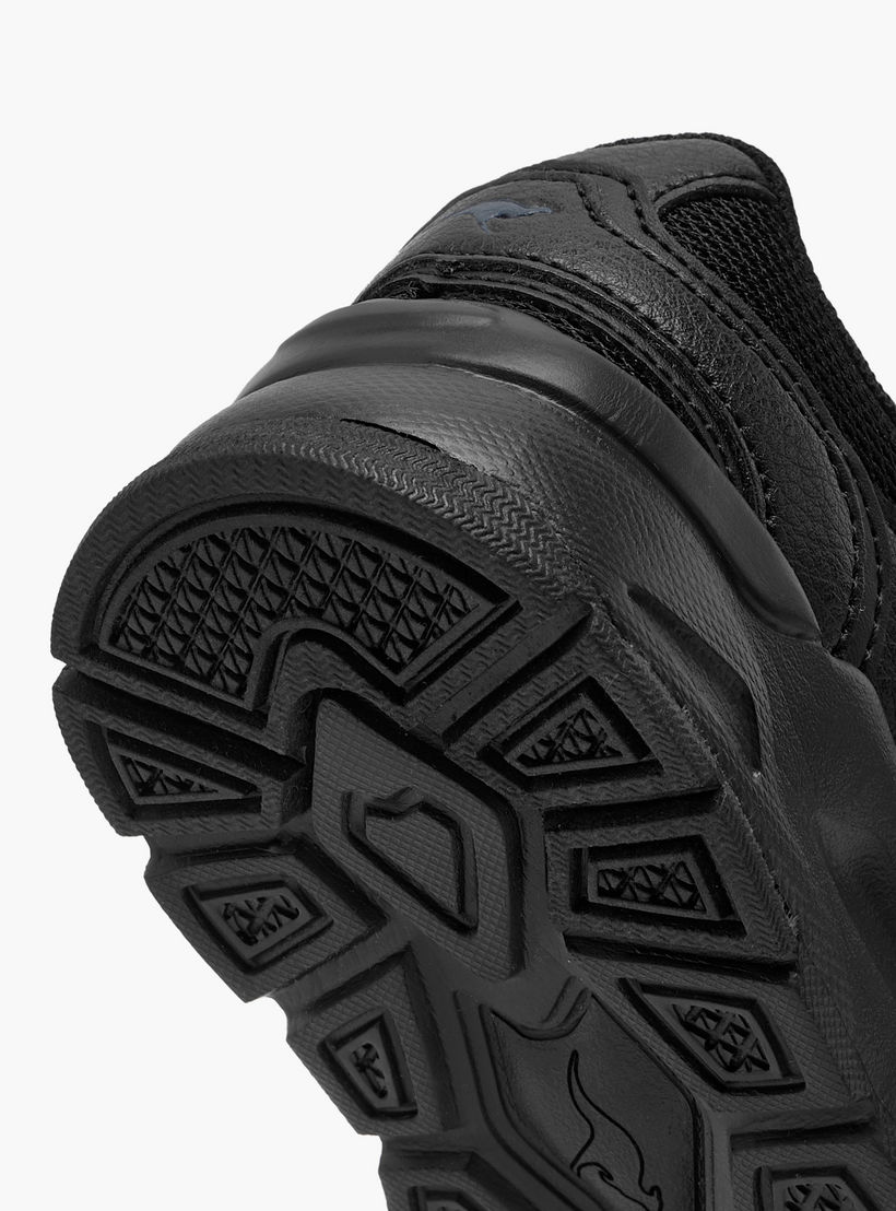 KangaROOS Unisex Logo Detail School Shoes with Hook and Loop Closure-boys-shoes-schoolshoes-image-5