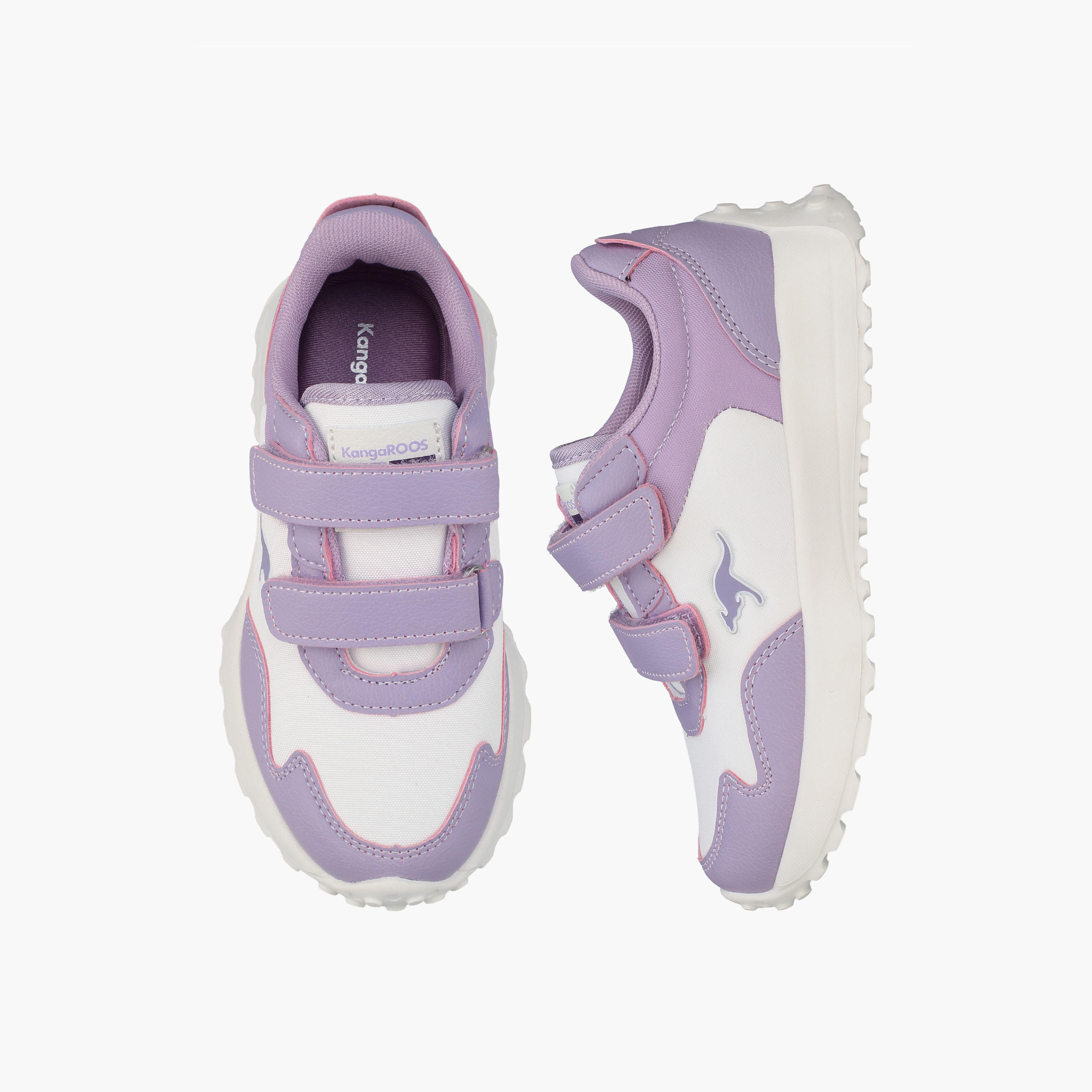 حذاء سنيكرز بشريط إغلاق لاصق للبنات من كانجاروس-girls-shoes-sneakers-image-1