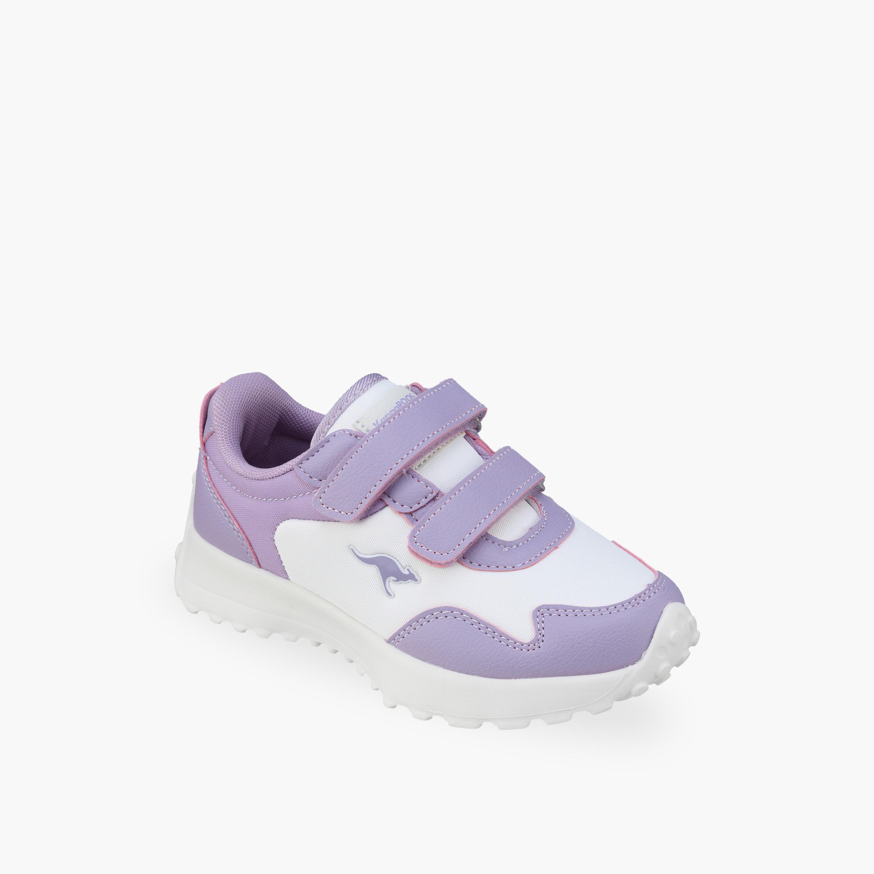حذاء سنيكرز بشريط إغلاق لاصق للبنات من كانجاروس-girls-shoes-sneakers-image-2