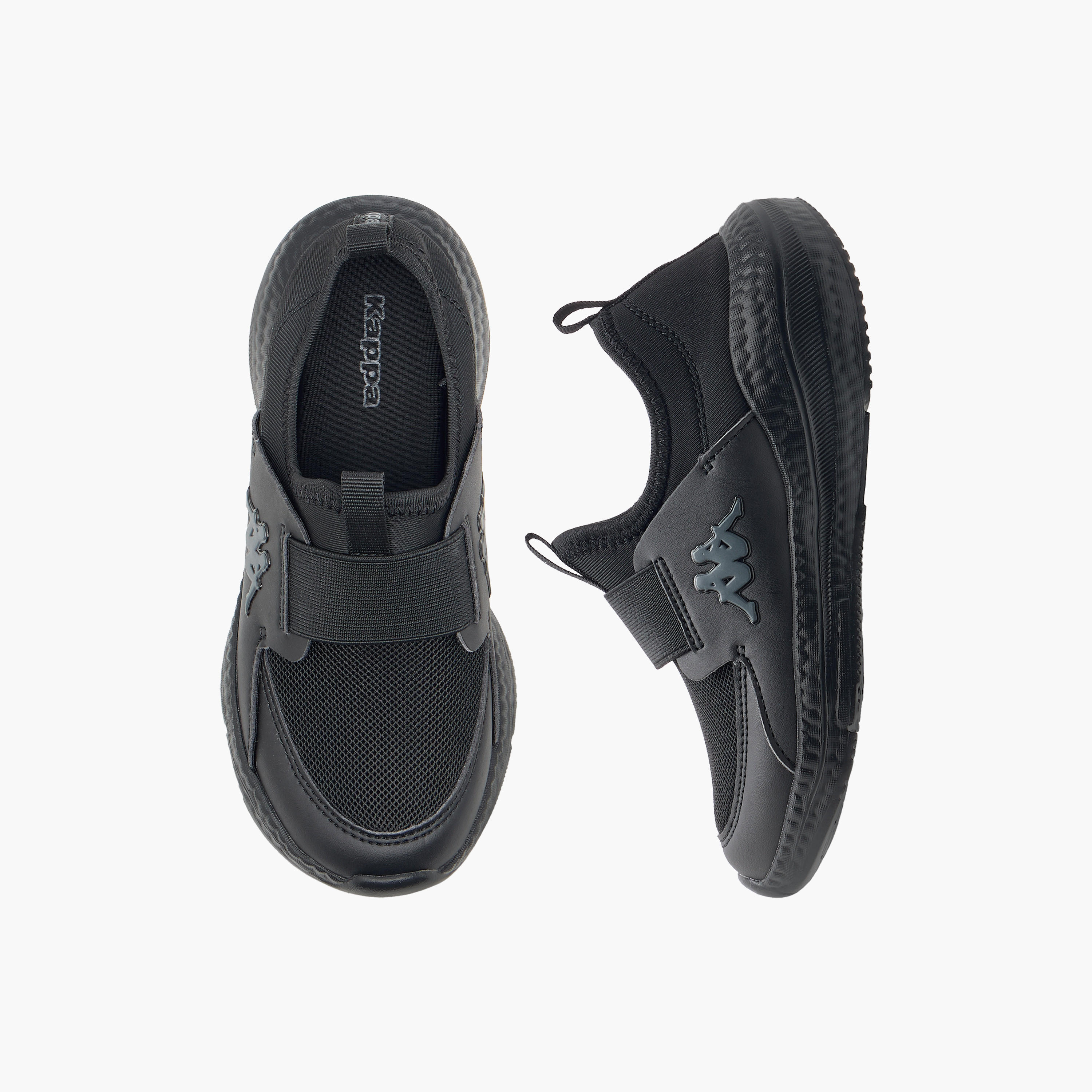 Kappa Kids Slip-On Cushioned Sole Walking Shoes-boys-shoes-schoolshoes-image-1