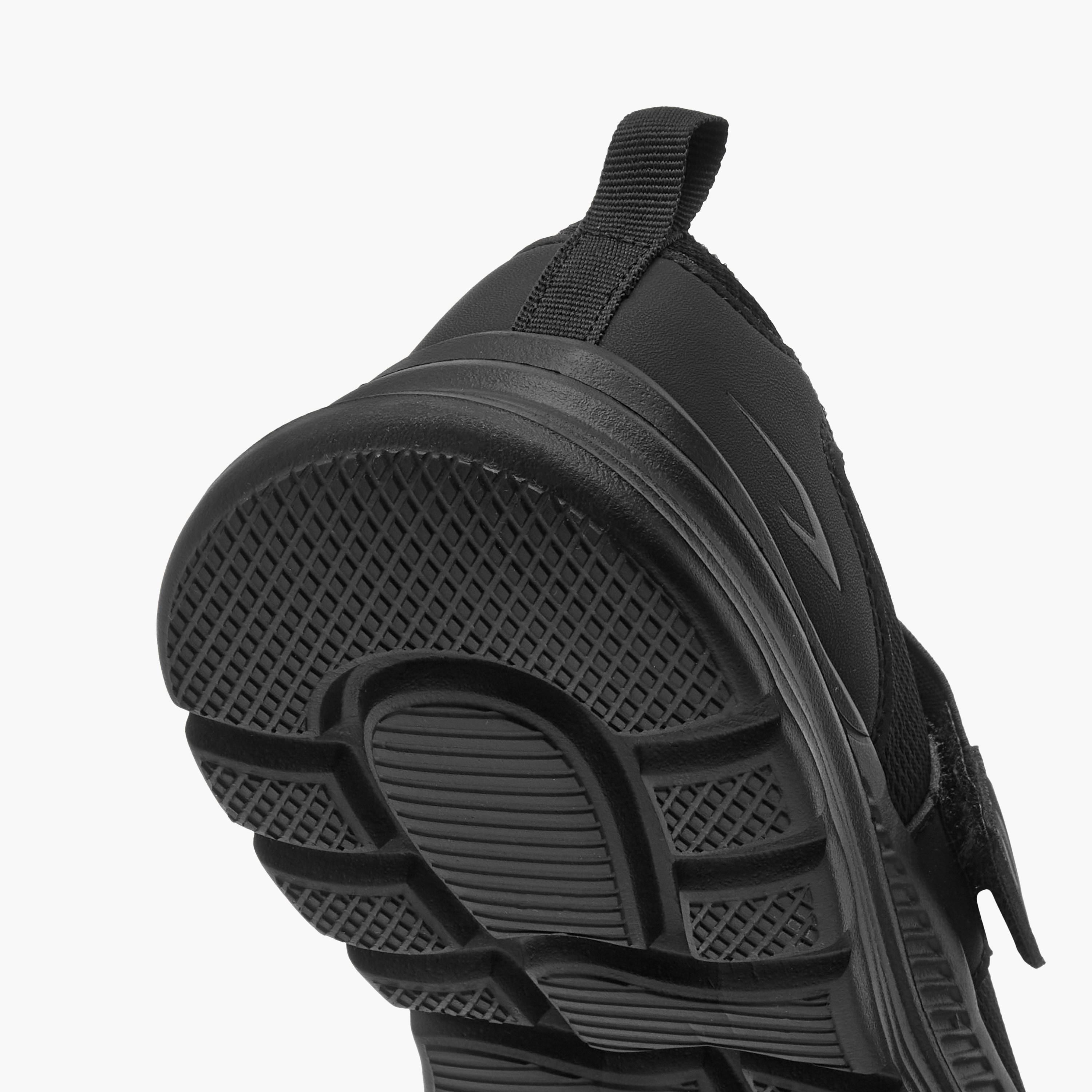 Dash Textured Mary Jane School Shoes with Hook and Loop Closure-girls-shoes-maryjanes-image-5