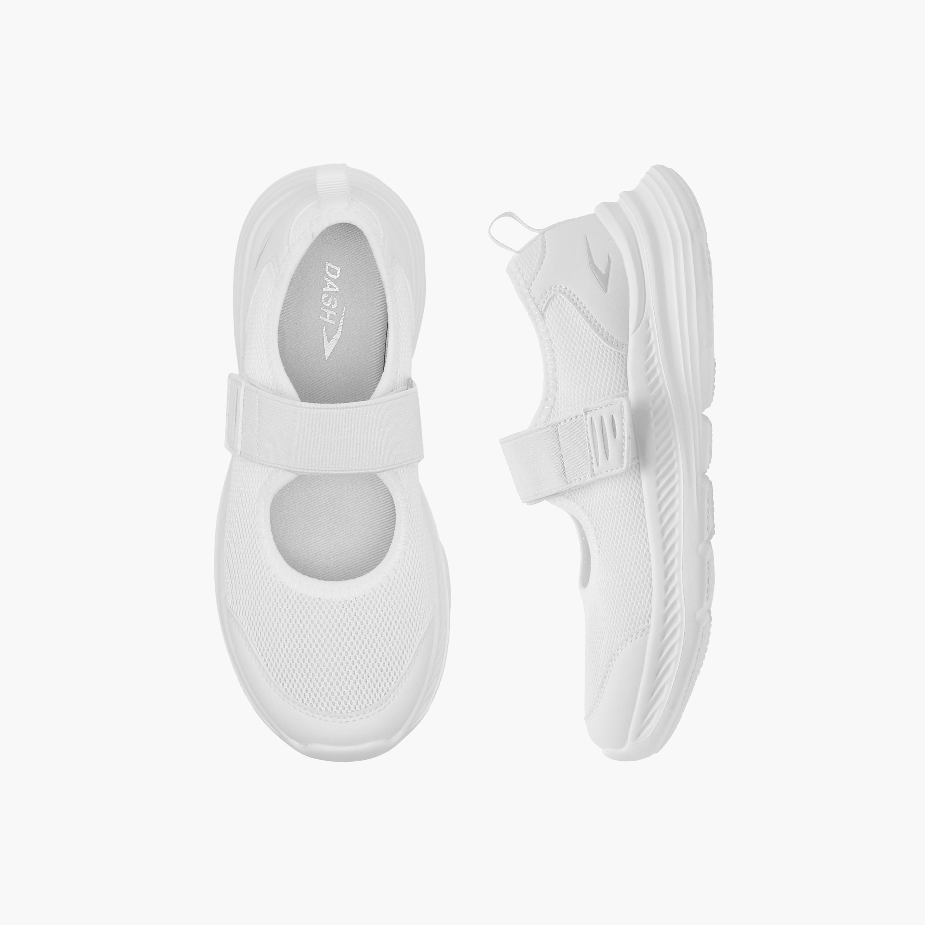 حذاء ماري جين مدرسي بارز الملمس بشريط إغلاق لاصق من داش-girls-shoes-maryjanes-image-1
