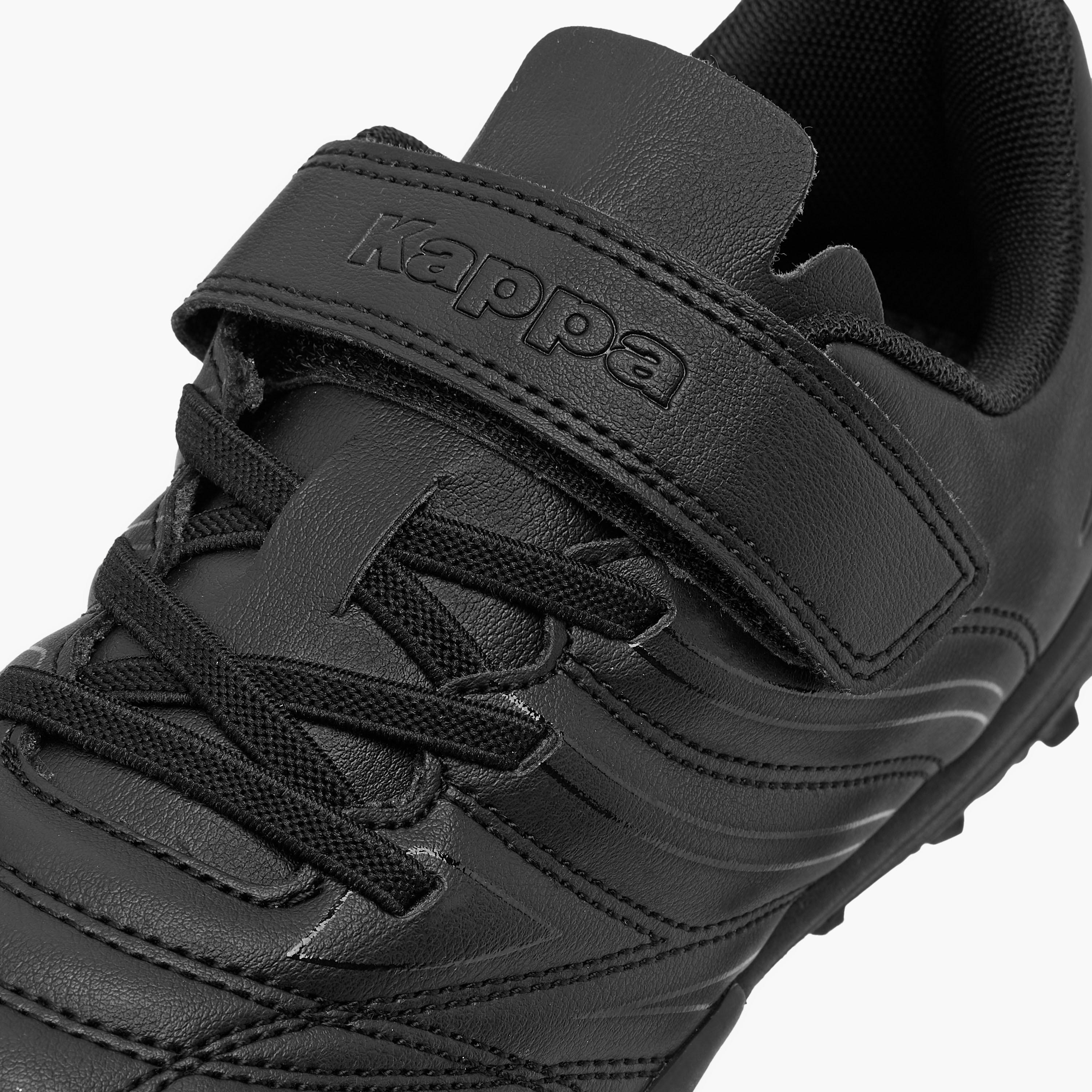 Kappa Kids' Textured Football Turf Shoes with Hook and Loop Closure-sports-boys-shoes-image-5