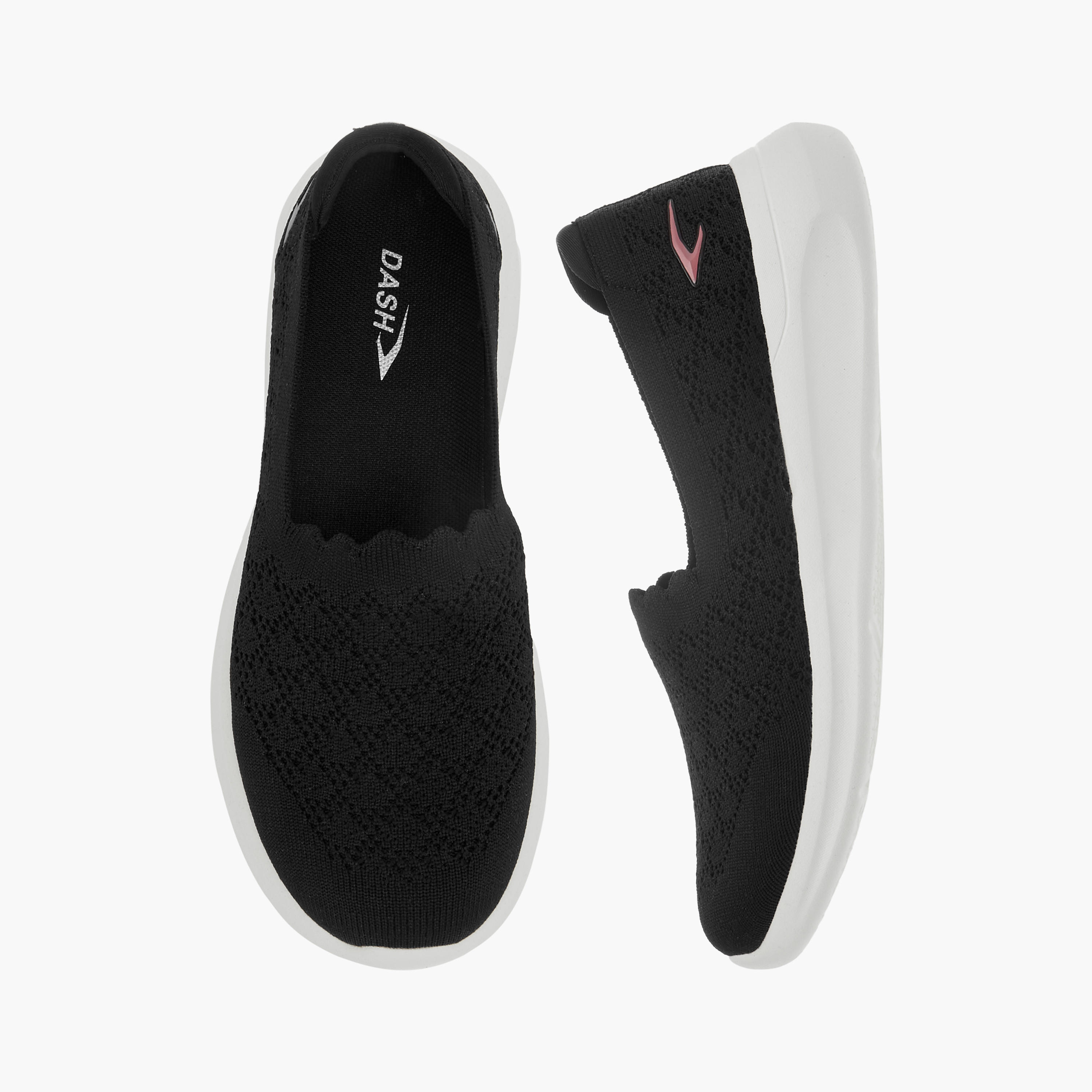Dash Textured Slip-On Loafers-women-shoes-flats-loafers-image-1