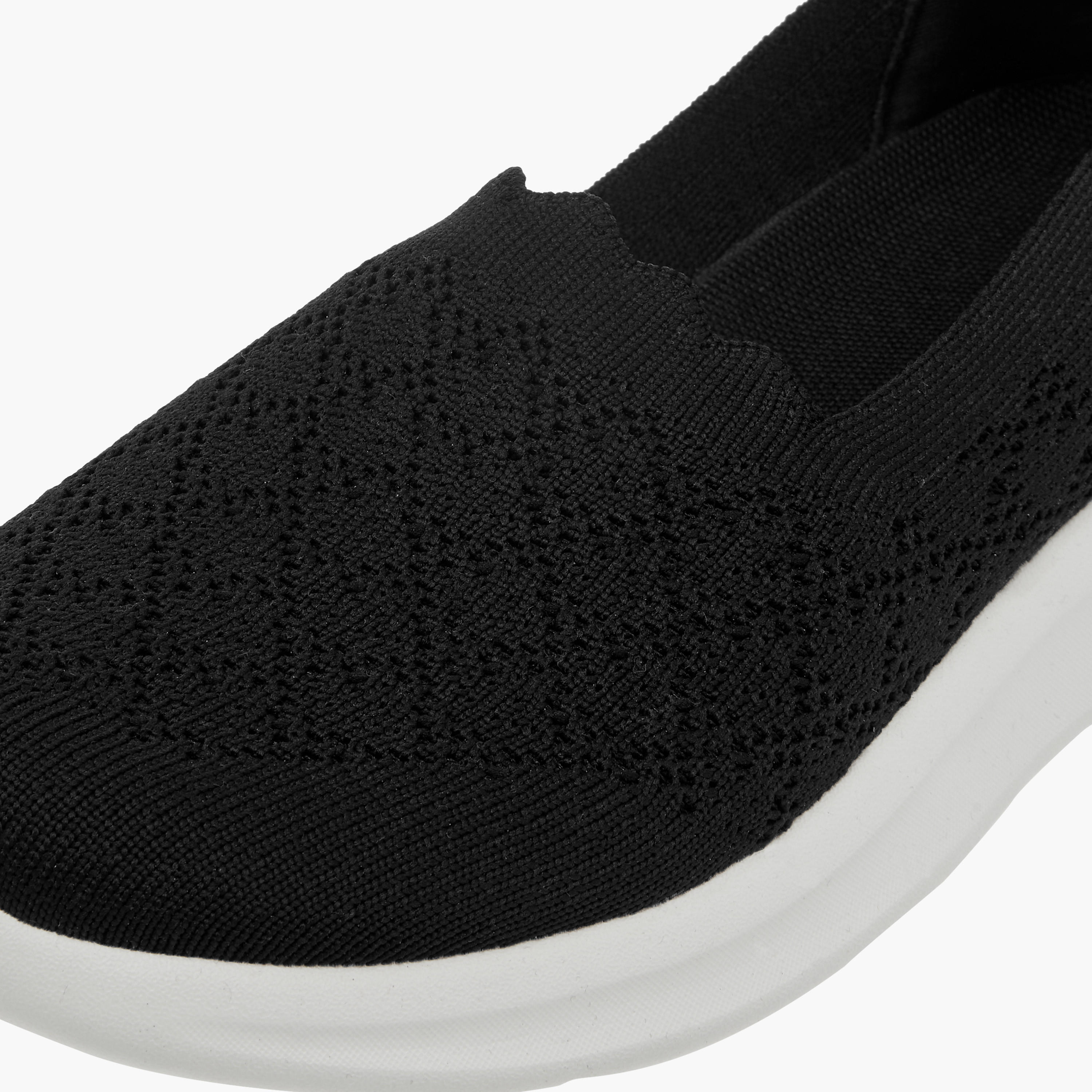 Dash Textured Slip-On Loafers-women-shoes-flats-loafers-image-4