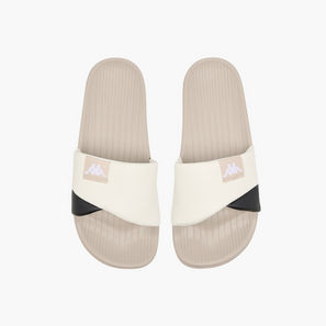 Kappa Women's Logo Detail Panelled Slides-women-image-1