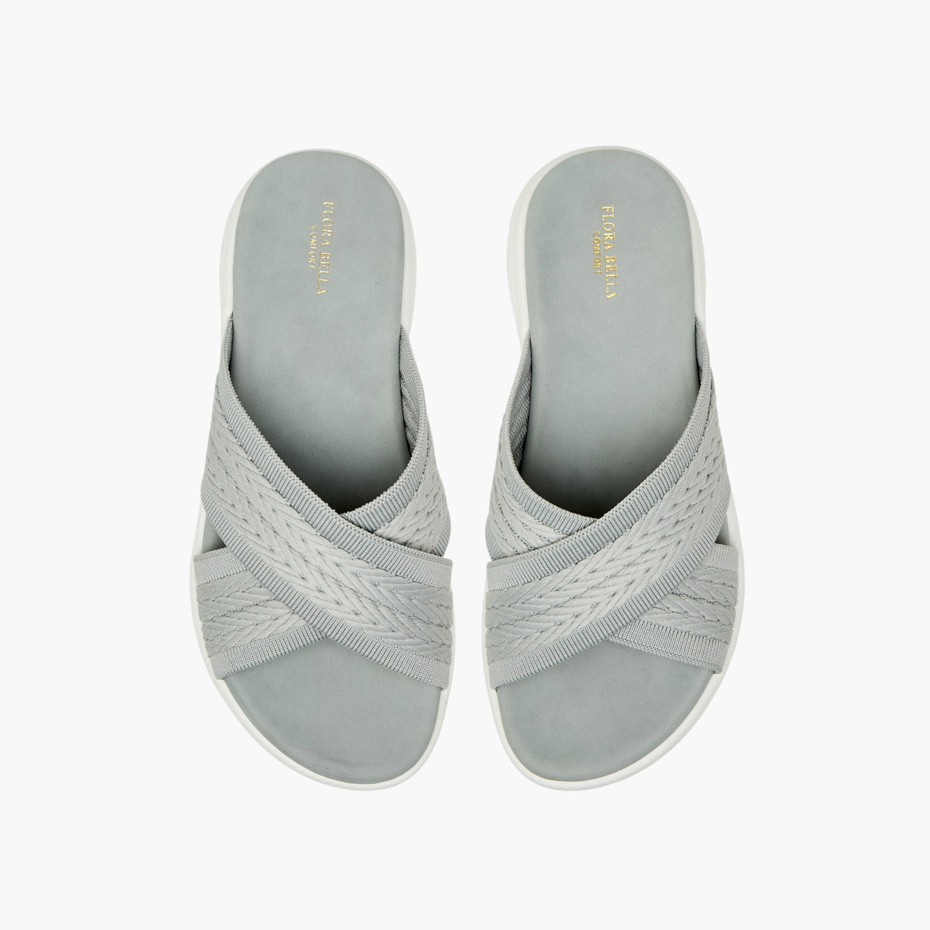 صندل نسائي بحزام متقاطع من فلورا بيلا-women-shoes-flats-sandals-image-1