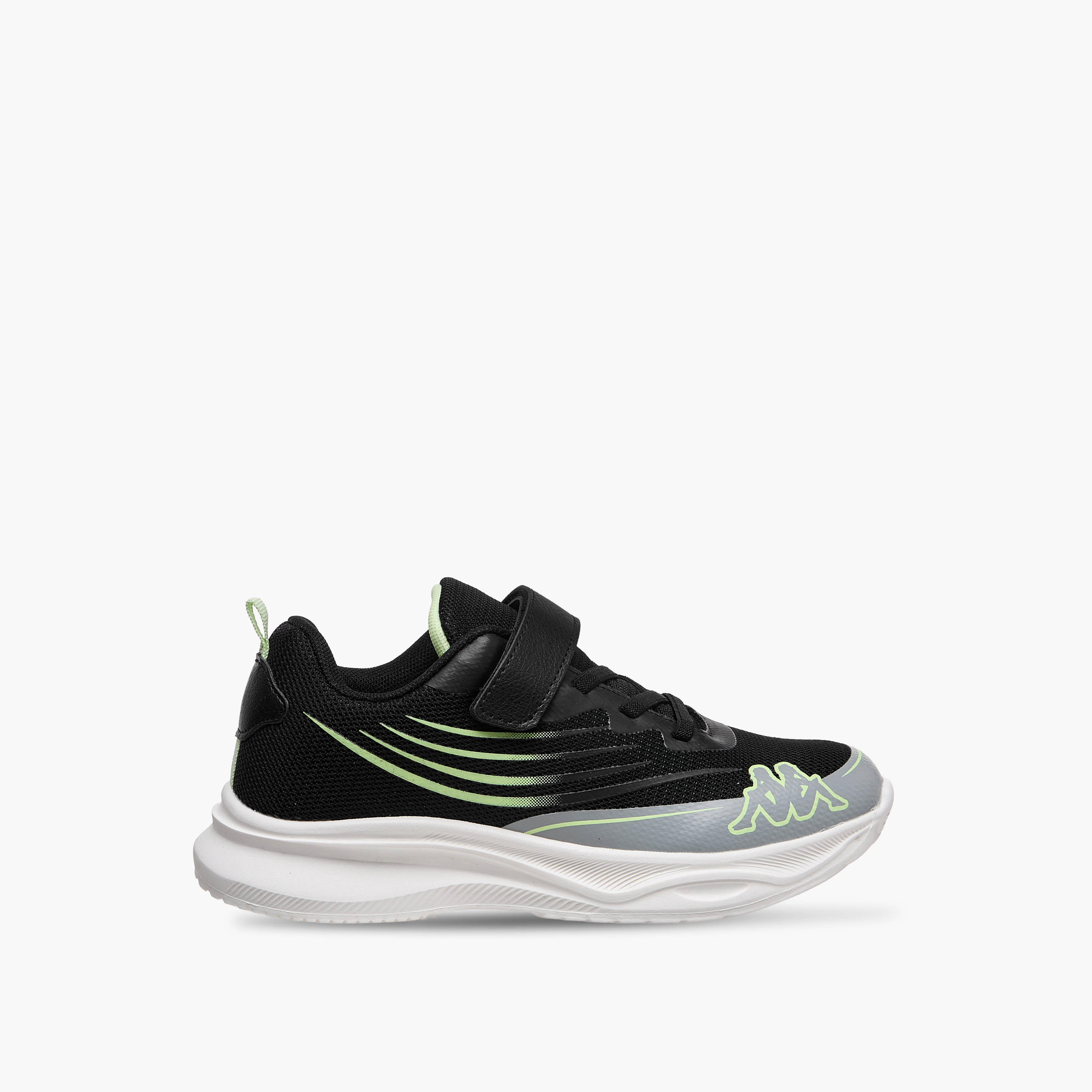 Kappa Boys Logo Print Hook and Loop Sports Shoes-boys-shoes-sneakers-image-3