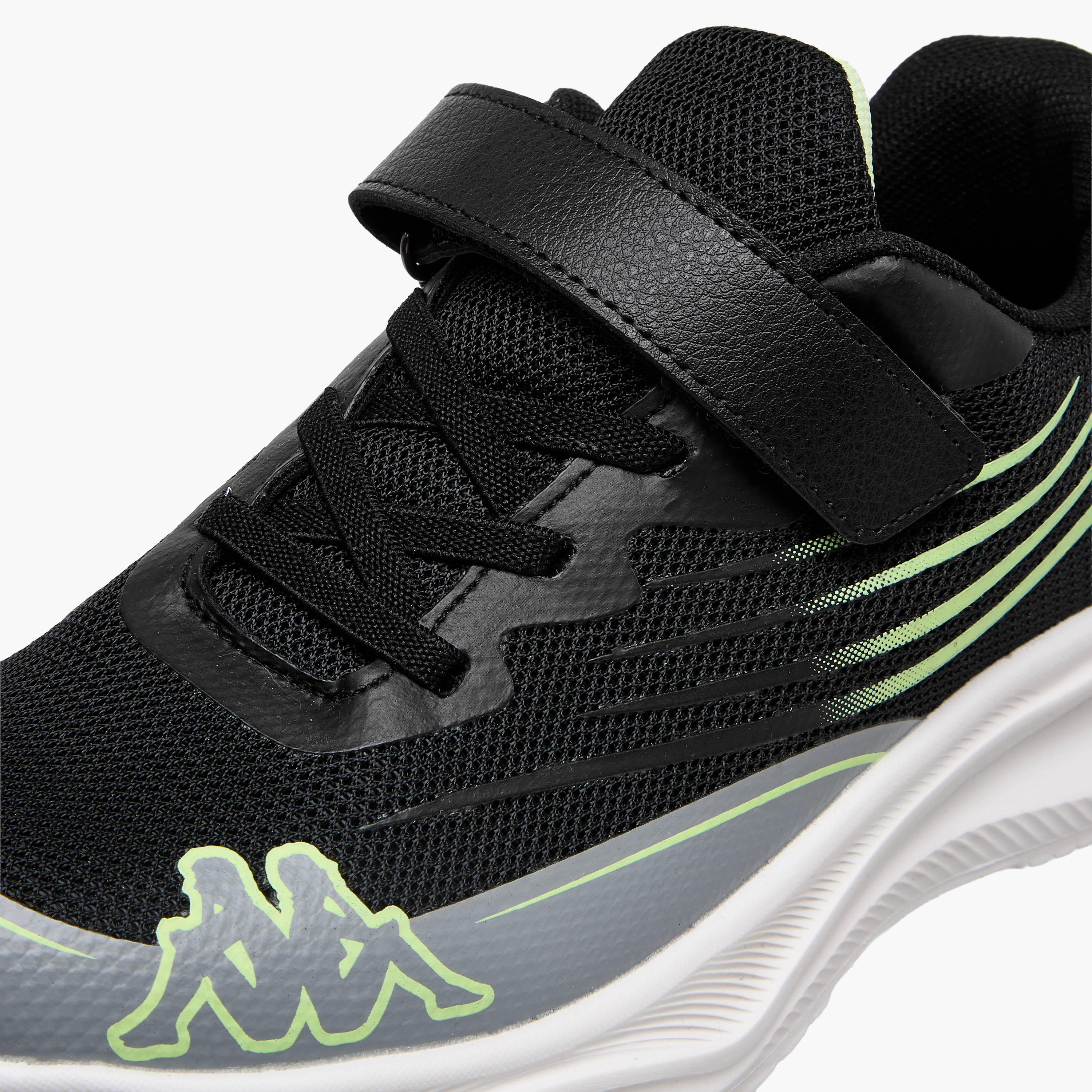Kappa Boys Logo Print Hook and Loop Sports Shoes-boys-shoes-sneakers-image-4