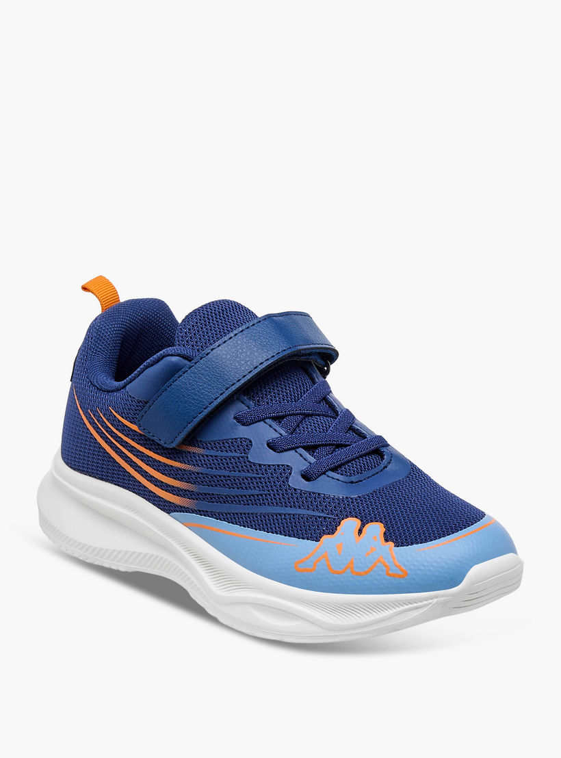 Kappa Boys Logo Print Hook and Loop Sports Shoes-boys-shoes-sneakers-image-2