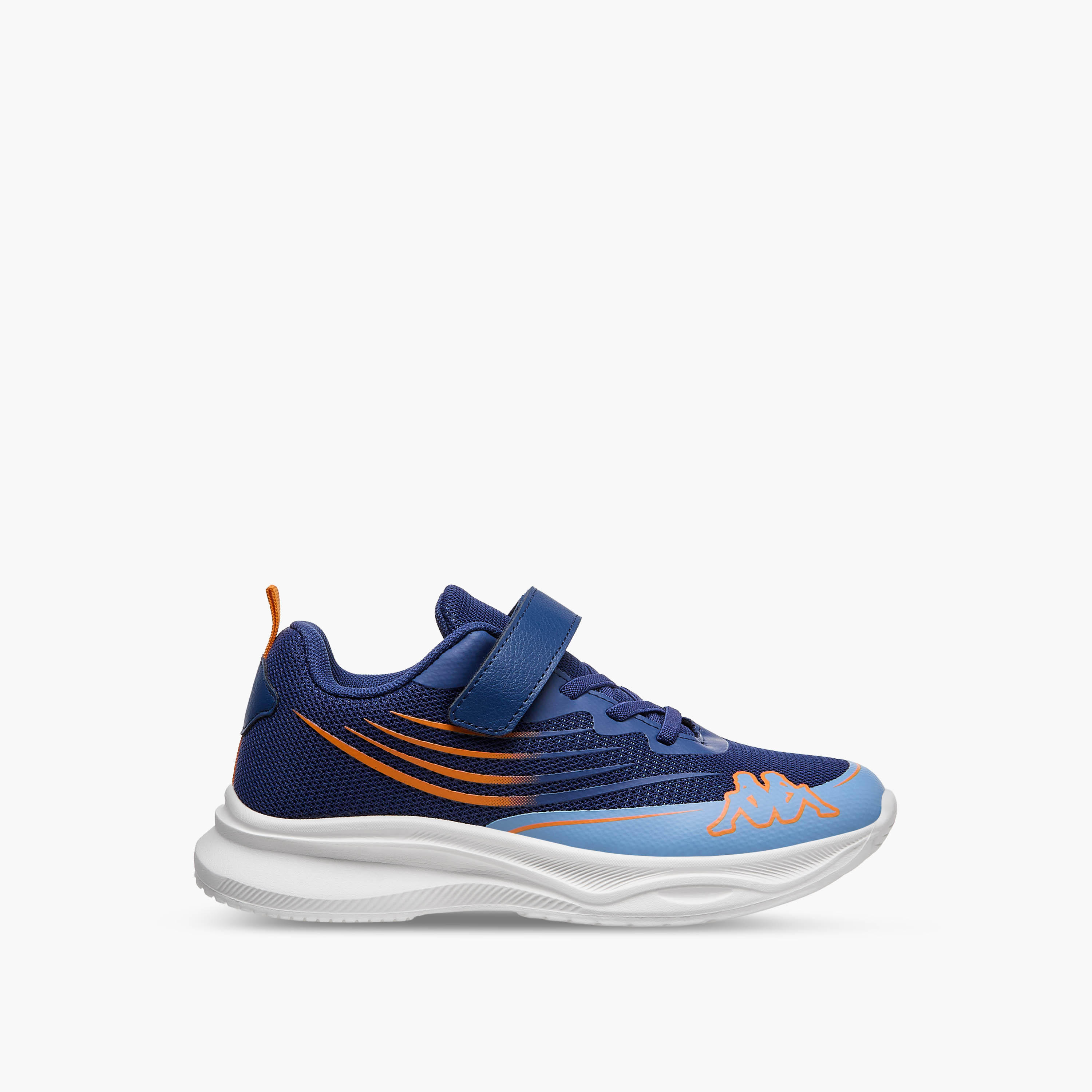 Kappa Boys Logo Print Hook and Loop Sports Shoes-boys-shoes-sneakers-image-3