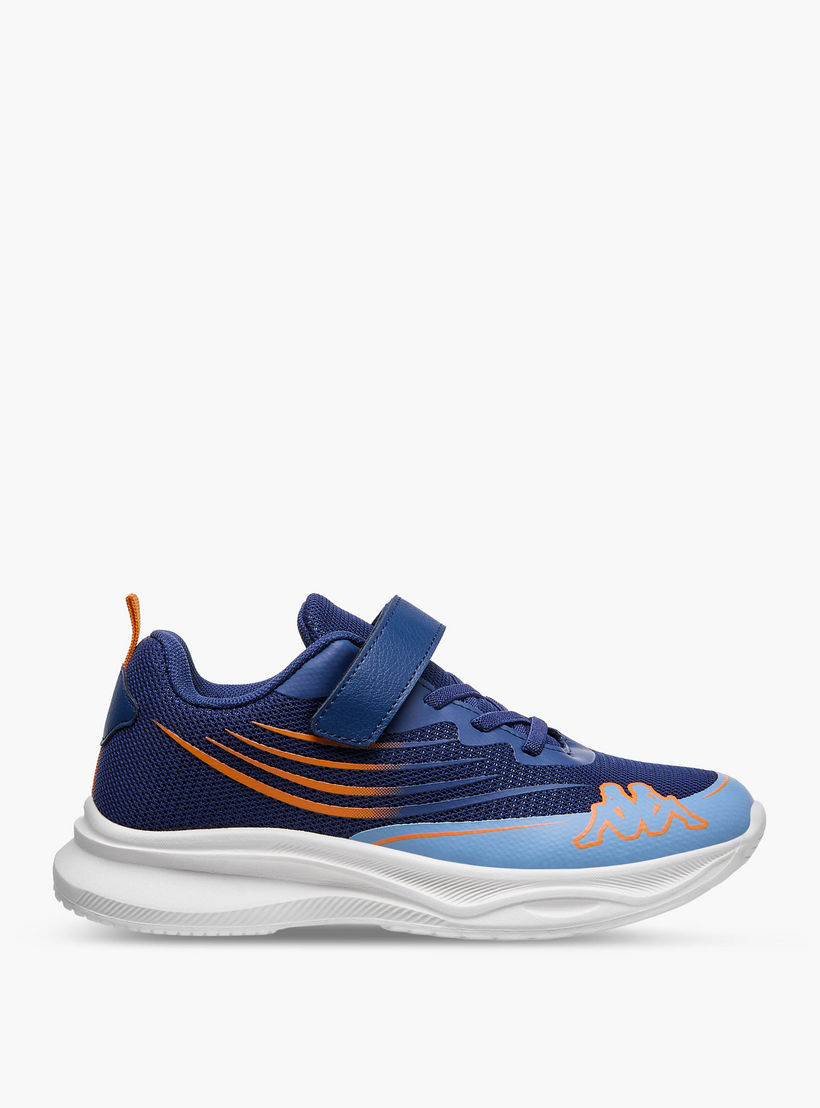 Kappa Boys Logo Print Hook and Loop Sports Shoes-boys-shoes-sneakers-image-3