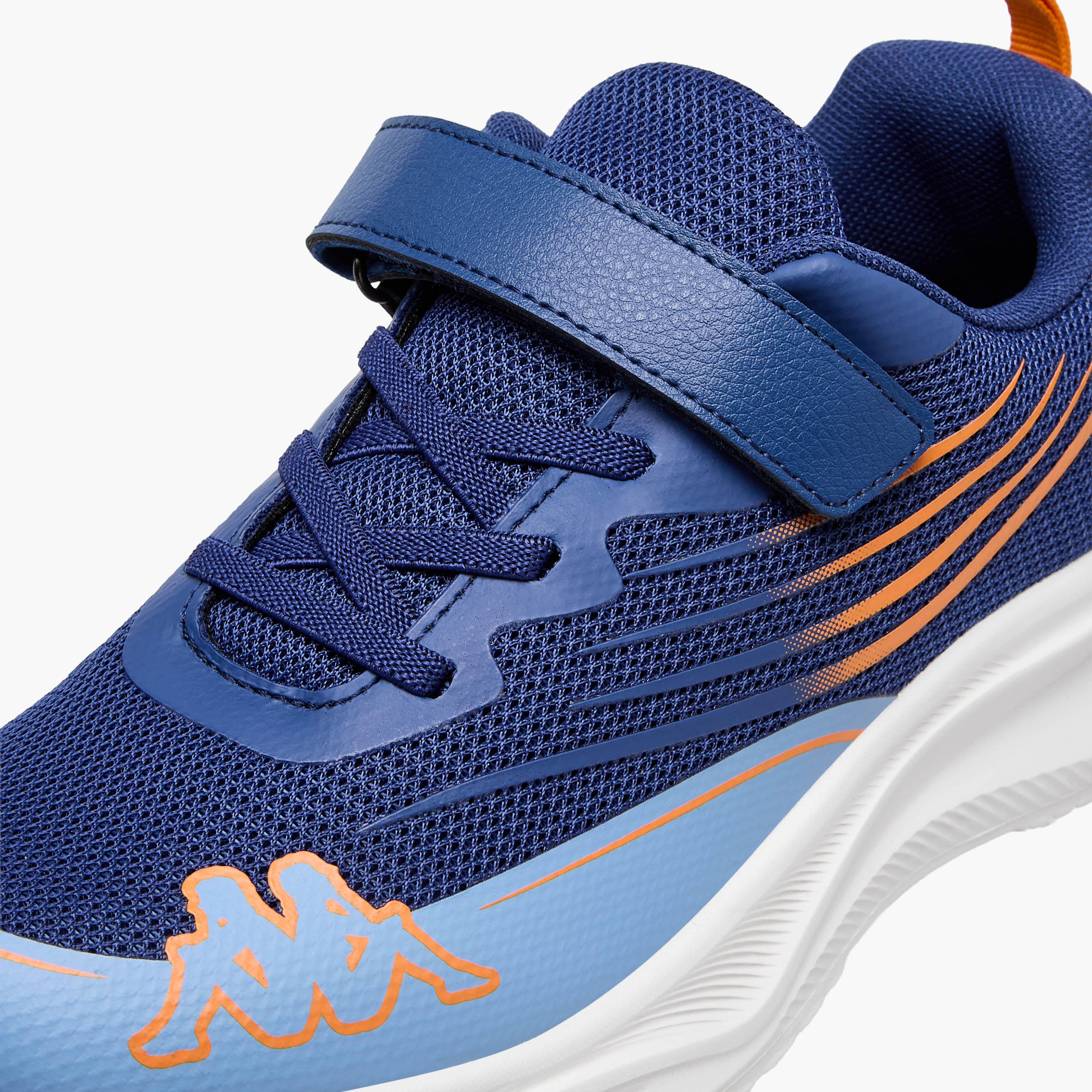 Kappa Boys Logo Print Hook and Loop Sports Shoes-boys-shoes-sneakers-image-4