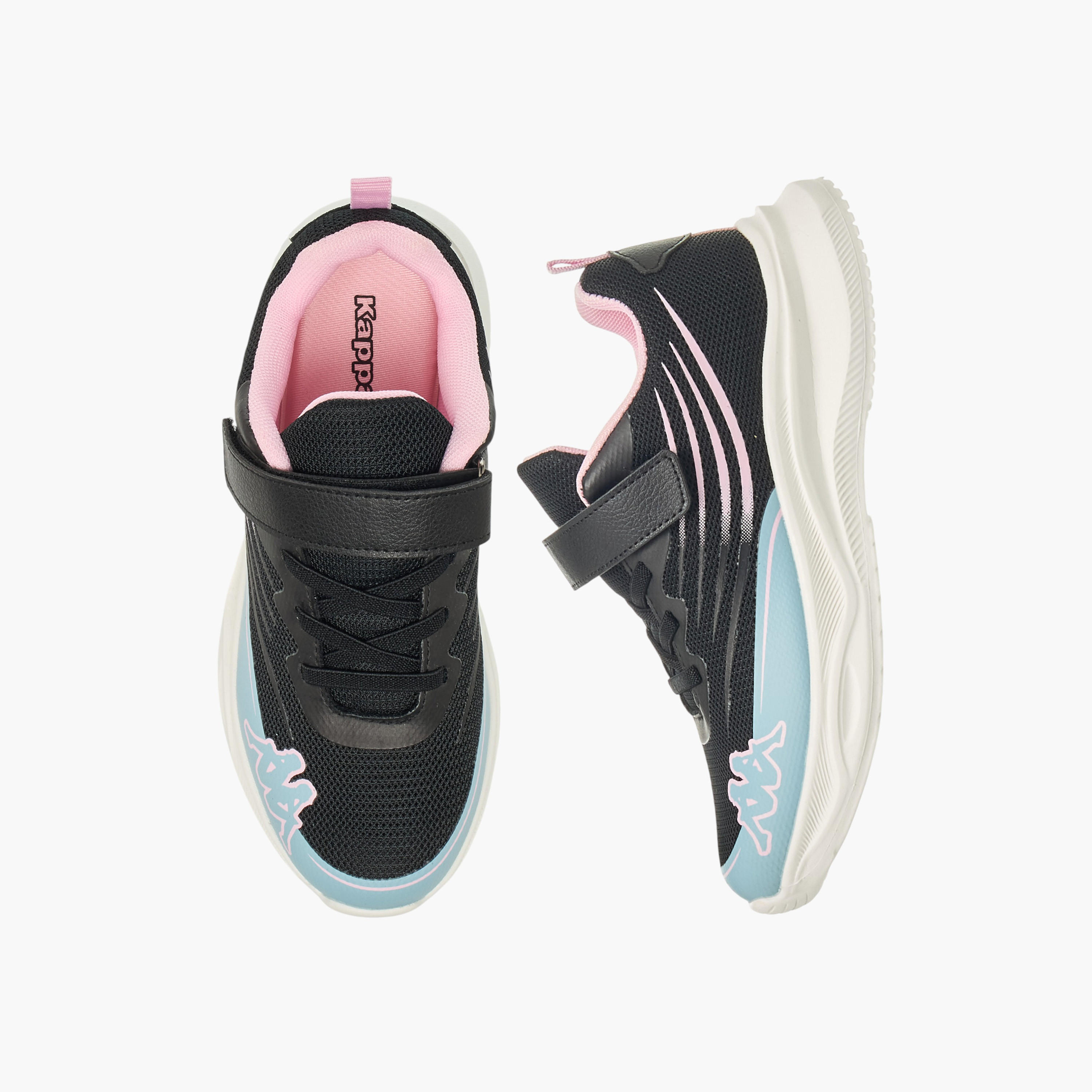 Kappa Girls Hook & Loop Sports Shoes-girls-shoes-sneakers-image-1