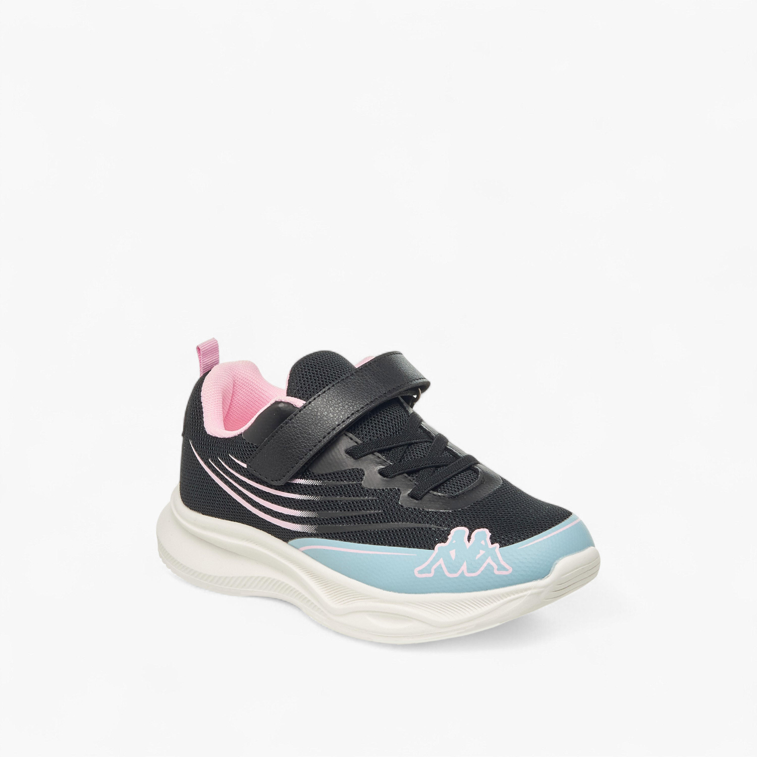 Kappa Girls Hook & Loop Sports Shoes-girls-shoes-sneakers-image-2