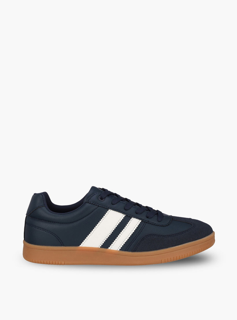 LBL by Shoexpress Men Striped Lace-Up Ankle Sneakers-men-shoes-sneakers-image-3