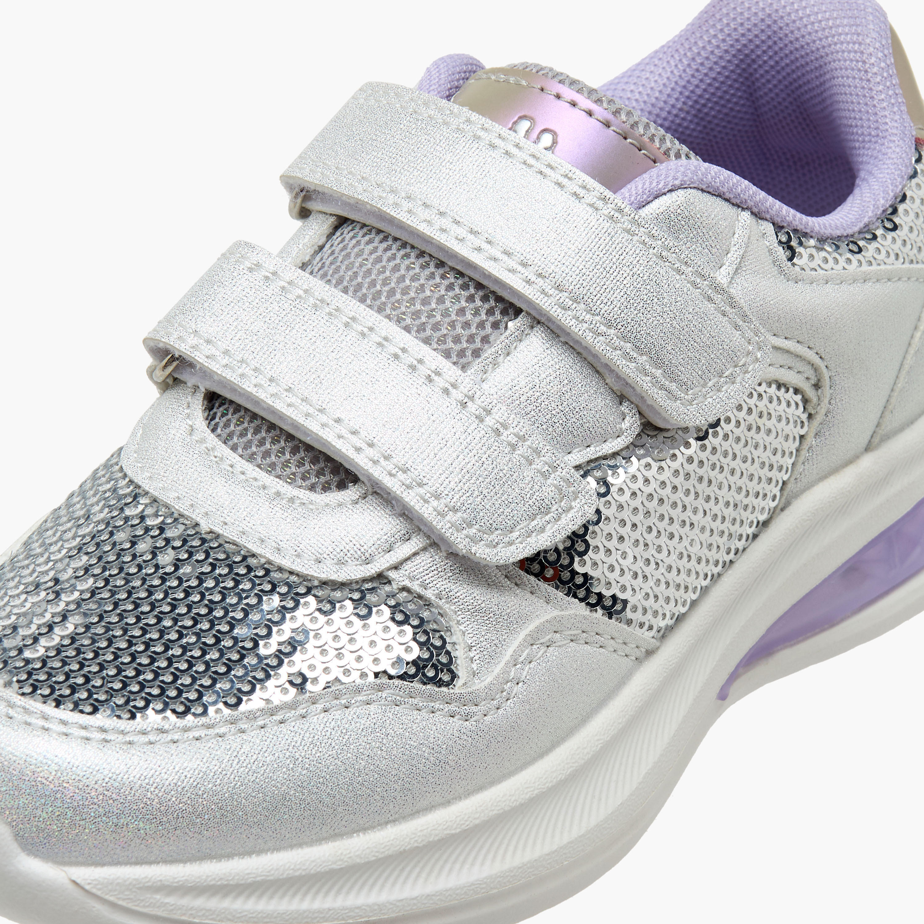 Kappa Light-Up Sports Shoes with Hook & Loop Closure-baby-girls-shoes-closedshoes-image-4