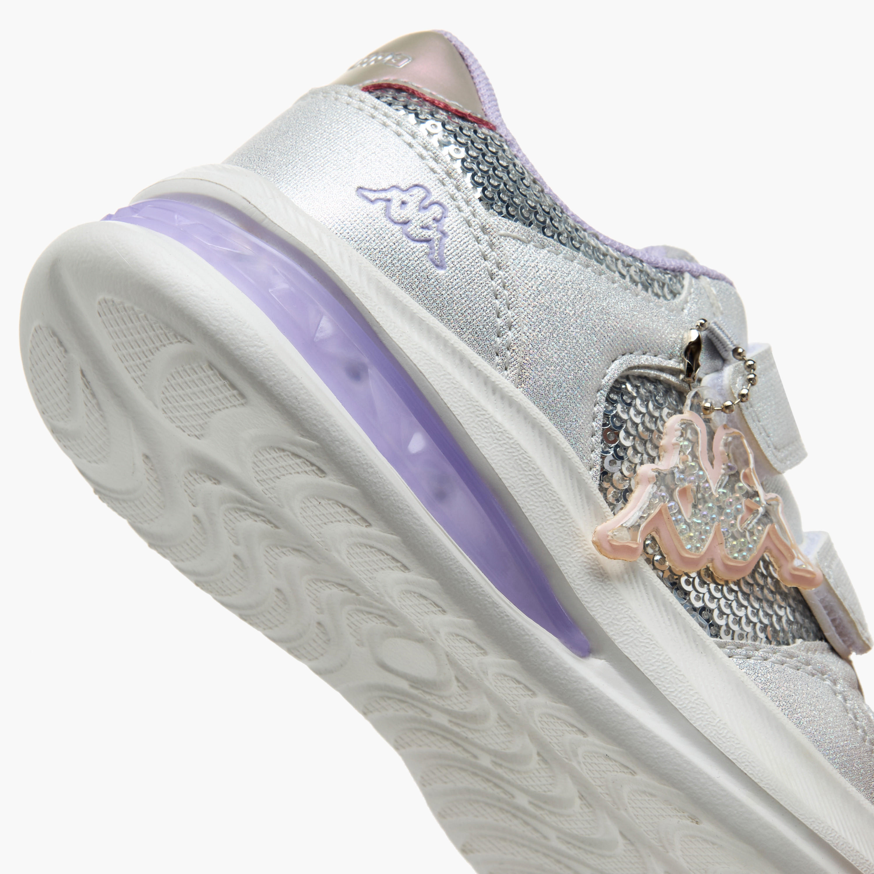Kappa Light-Up Sports Shoes with Hook & Loop Closure-baby-girls-shoes-closedshoes-image-5