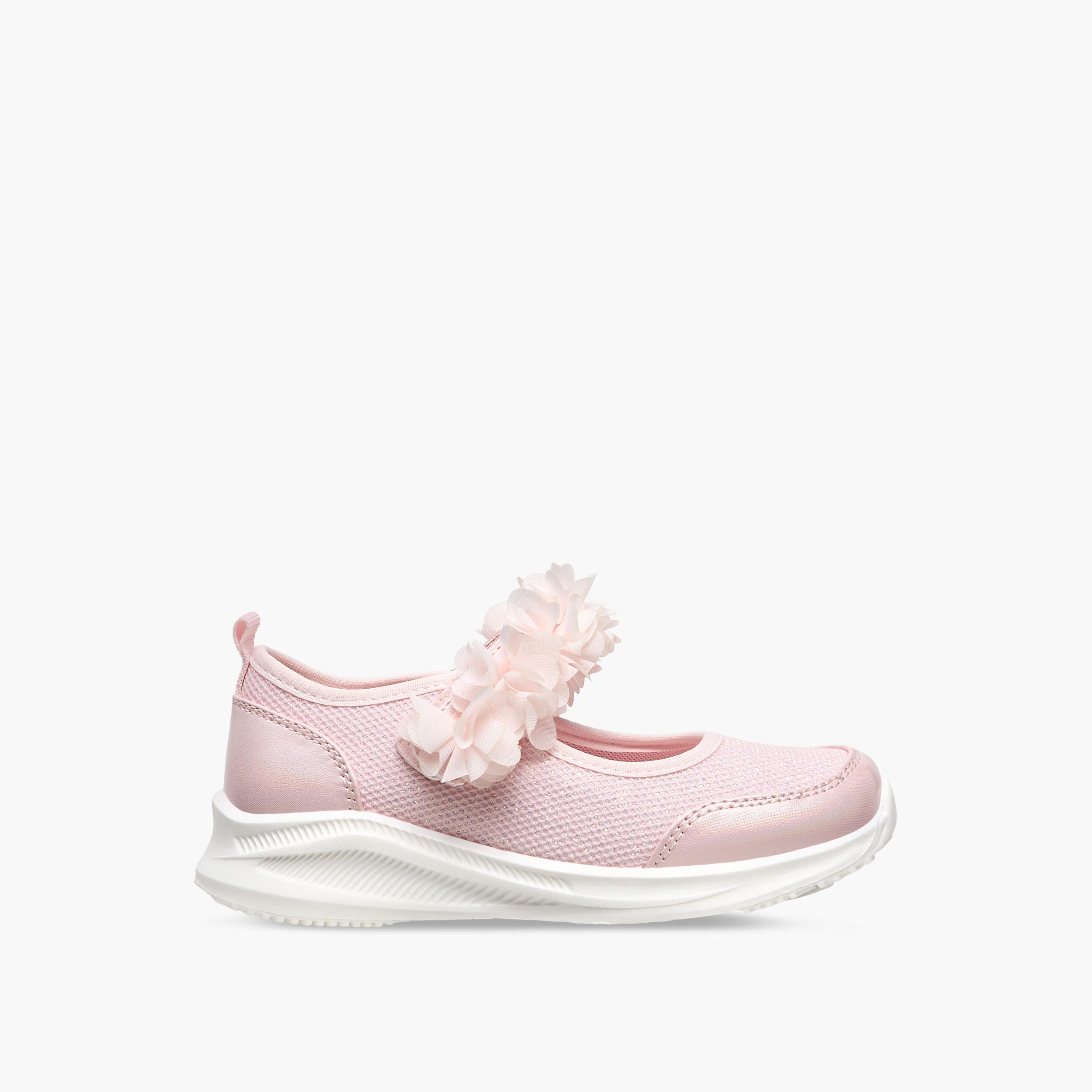 حذاء سنيكرز مزين بشريط إغلاق لاصق للبنات من فلورا بيلا-girls-shoes-sneakers-image-3