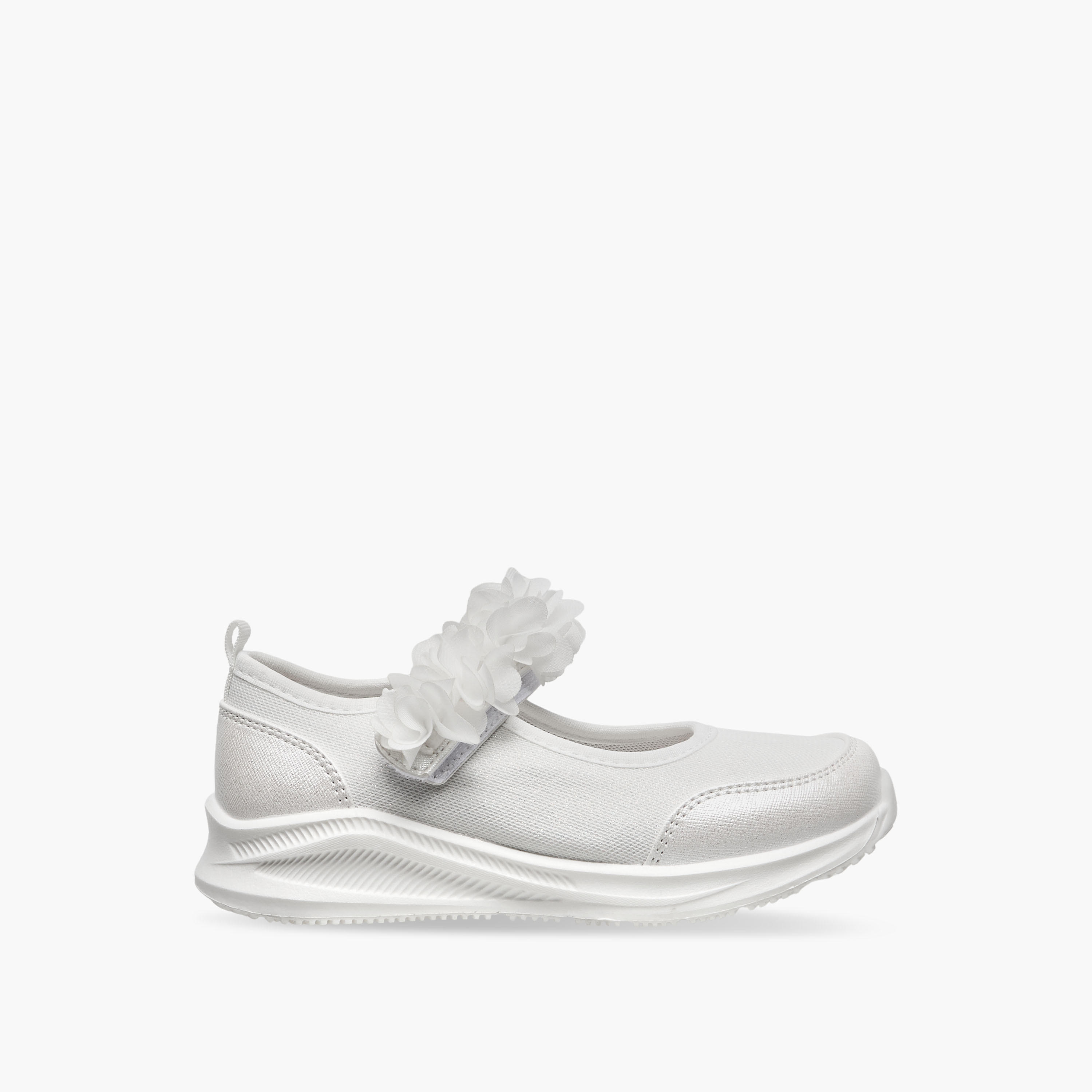 حذاء سنيكرز مزين بشريط إغلاق لاصق للبنات من فلورا بيلا-girls-shoes-sneakers-image-3