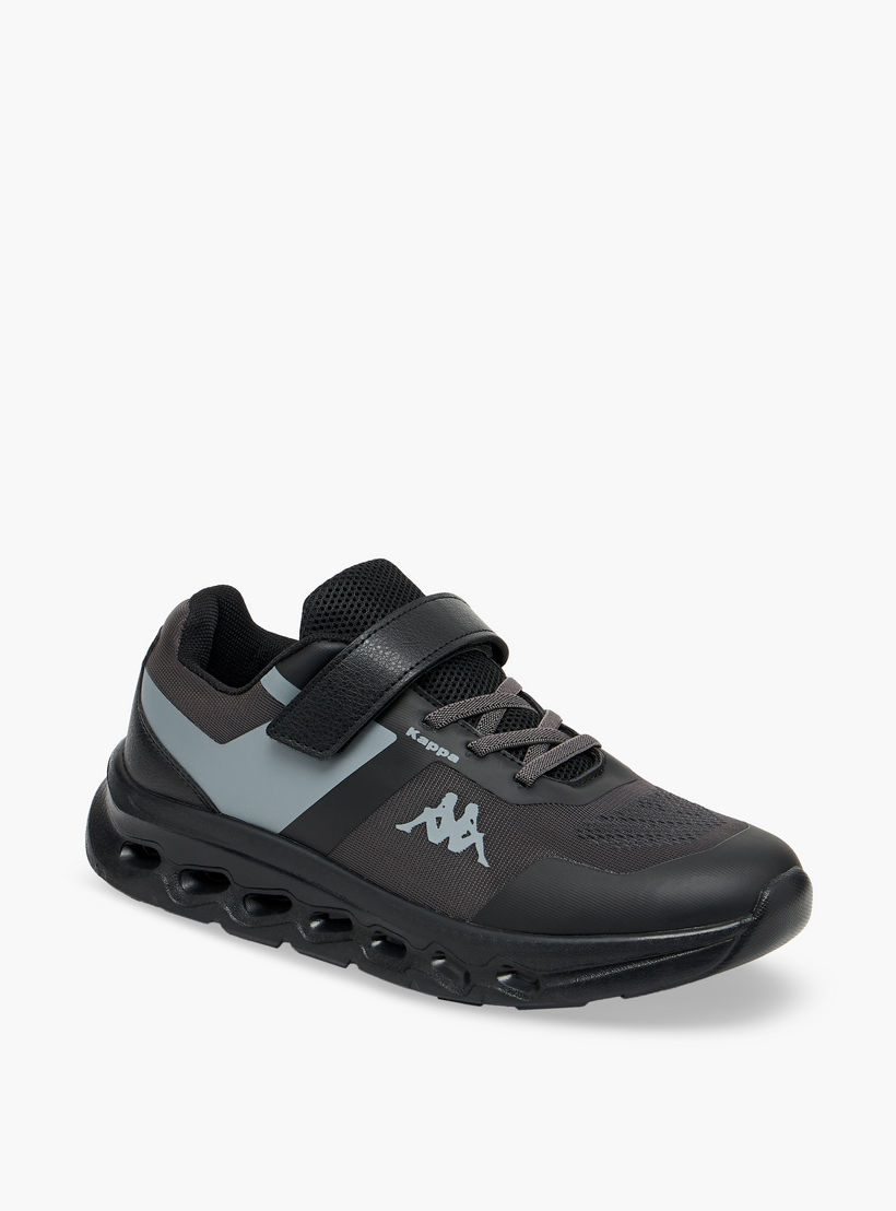Kappa Boys Logo Print Hook & Loop Sports Shoes-sports-boys-shoes-image-2