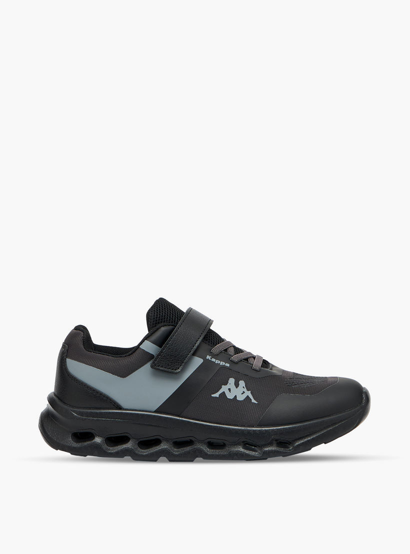 Kappa Boys Logo Print Hook & Loop Sports Shoes-sports-boys-shoes-image-3