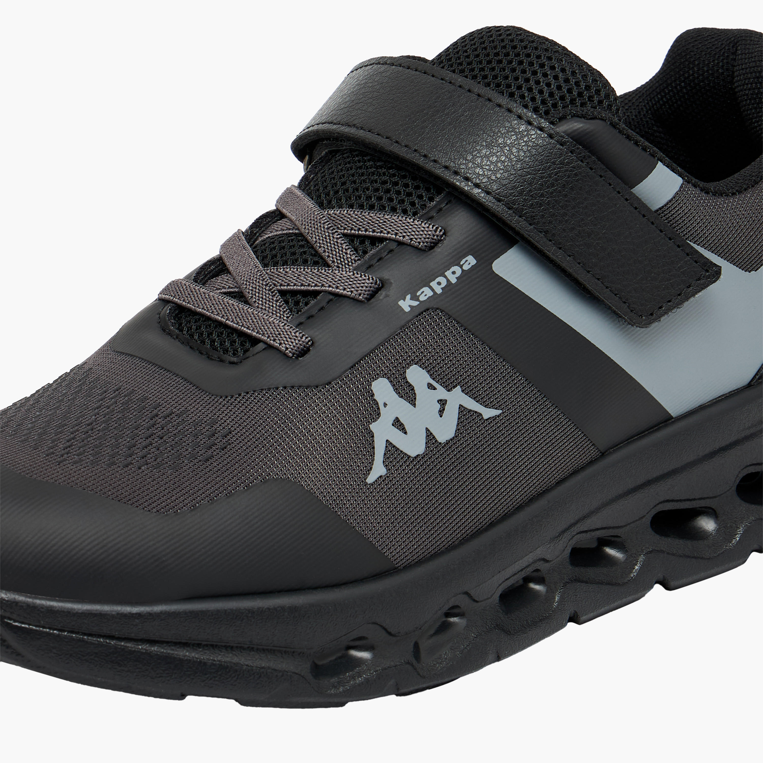 Kappa Boys Logo Print Hook & Loop Sports Shoes-sports-boys-shoes-image-5