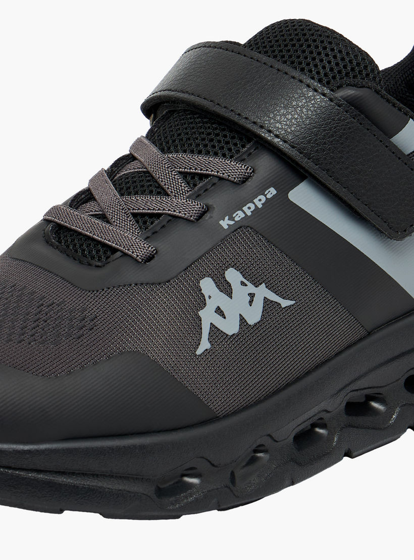 Kappa Boys Logo Print Hook & Loop Sports Shoes-sports-boys-shoes-image-5