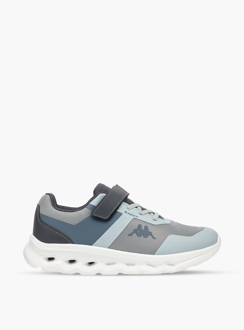 Kappa Boys Logo Print Hook & Loop Sports Shoes-sports-boys-shoes-image-3