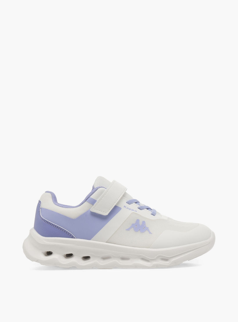 حذاء رياضي بشريط إغلاق لاصق وطبعات شعار للبنات من كابا-girls-shoes-sports-image-3