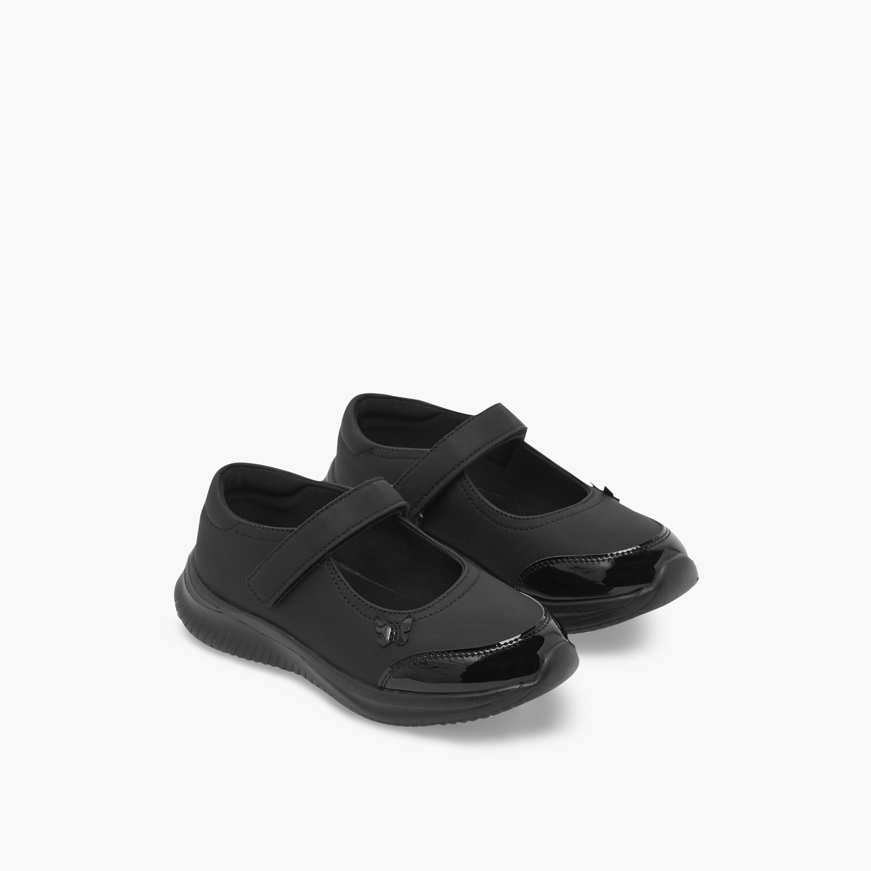 Dash Girls Hook & Loop Mary Jane School Shoes-girls-shoes-maryjanes-image-1