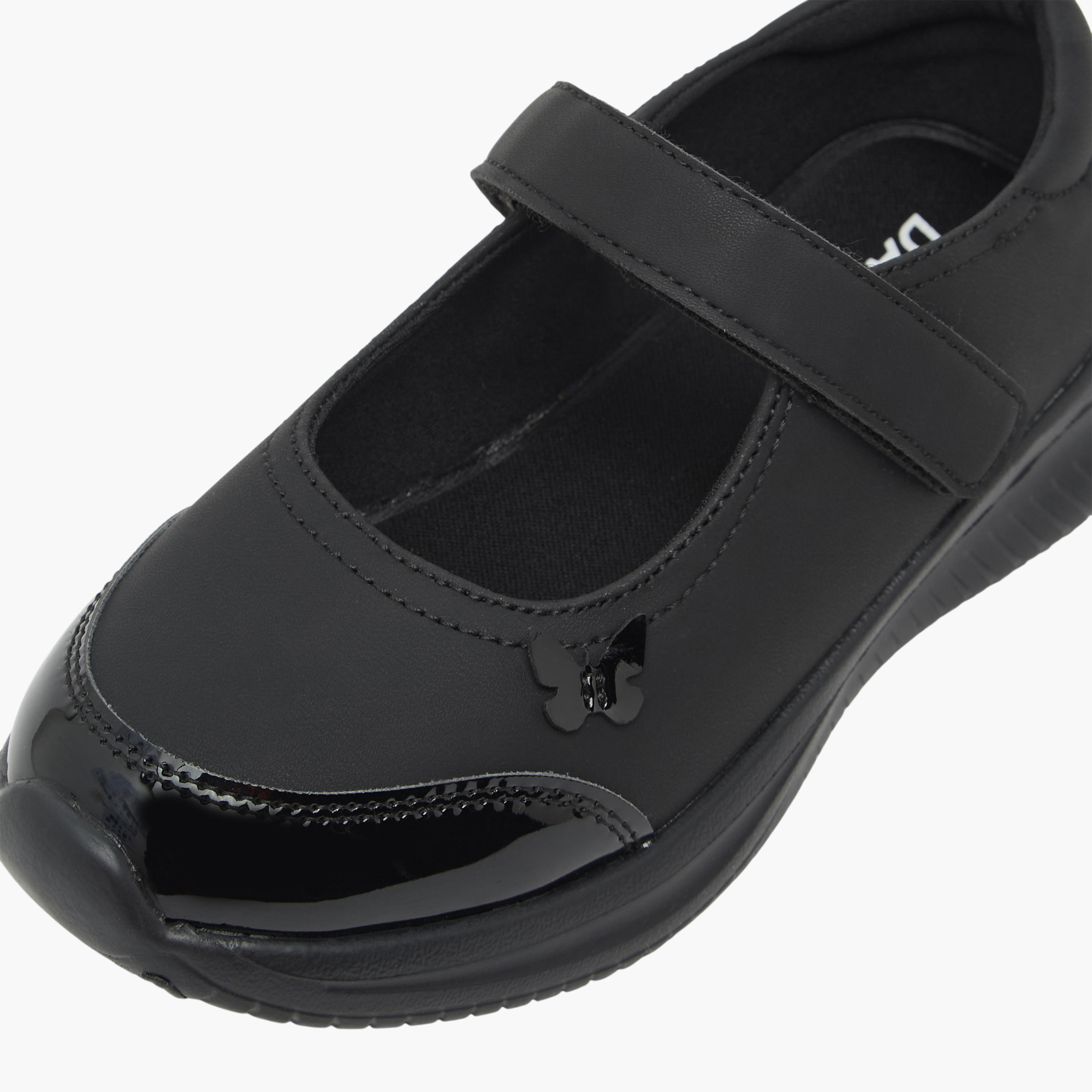 Dash Girls Hook & Loop Mary Jane School Shoes-girls-shoes-maryjanes-image-8