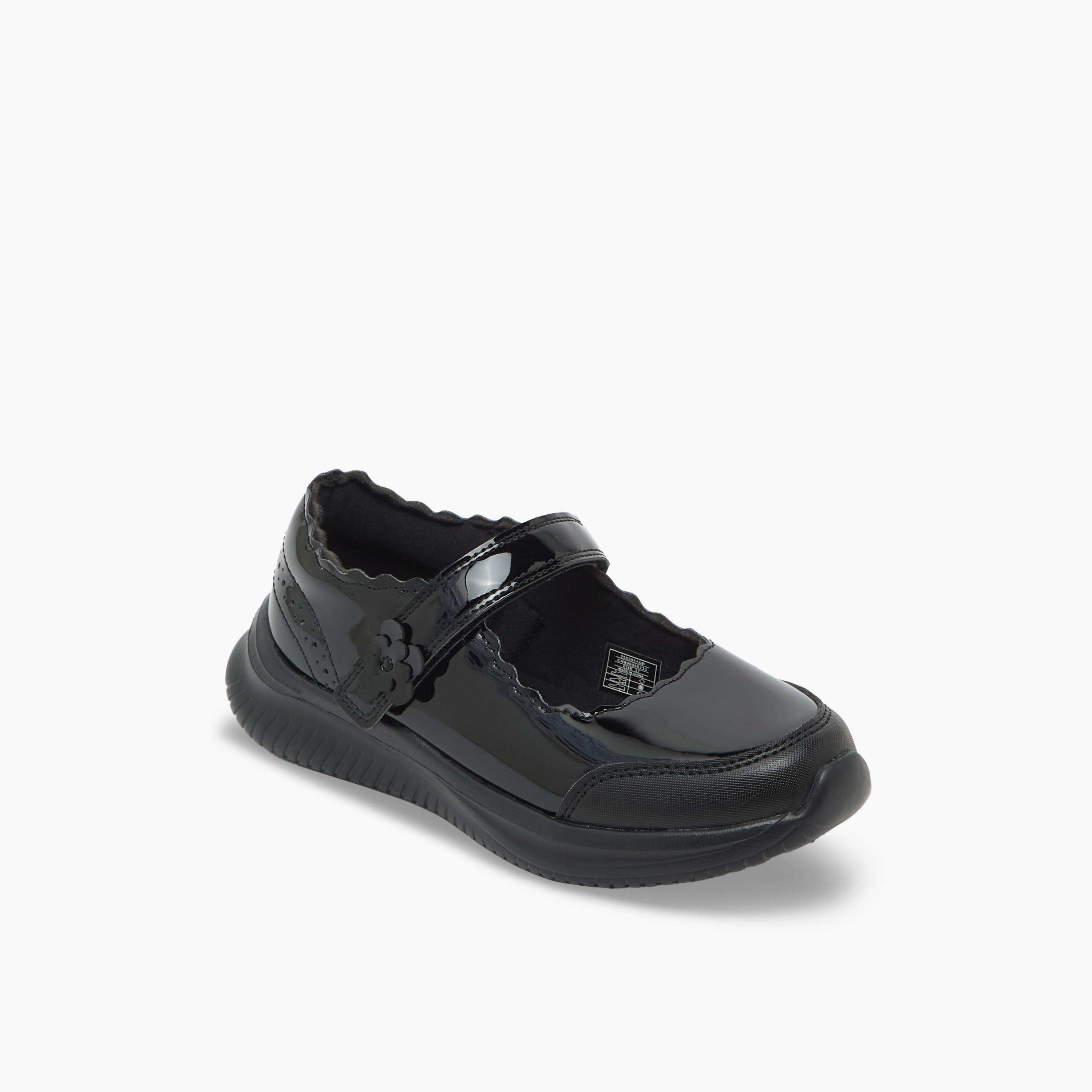 Dash Girls Hook & Loop Mary Jane School Shoes-girls-shoes-maryjanes-image-2