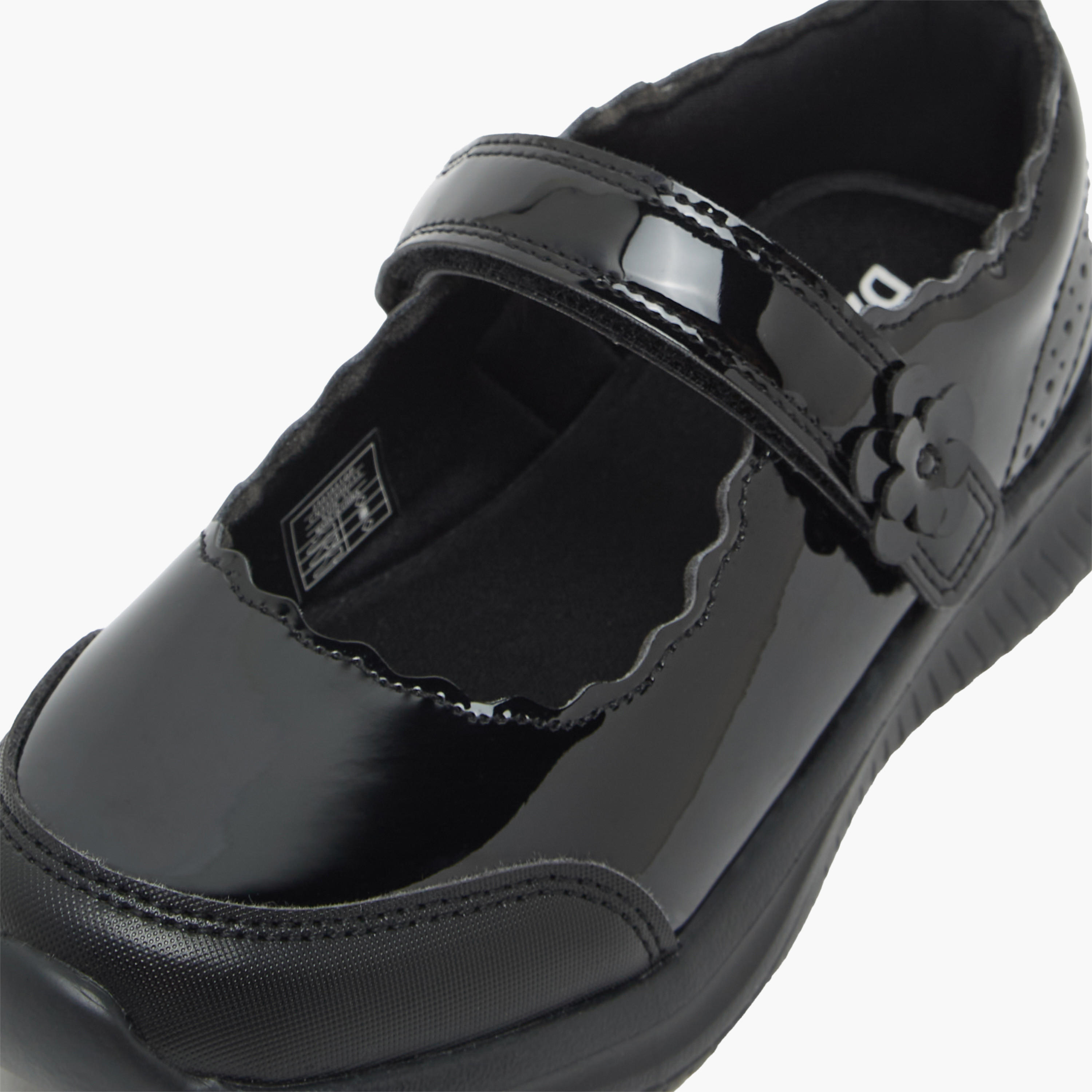 Dash Girls Hook & Loop Mary Jane School Shoes-girls-shoes-maryjanes-image-8