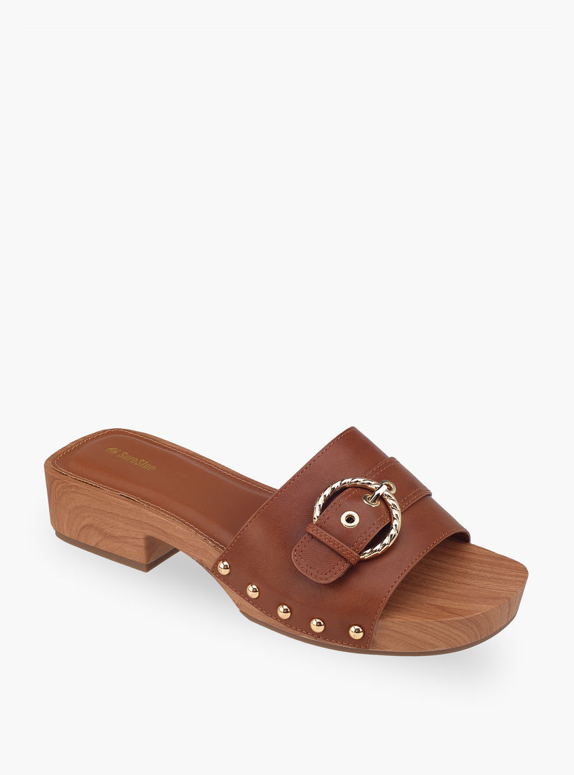 صندل خفيف الوزن بكعب عريض مرصع بزينة إبزيم للنساء من شورستيب-women-shoes-sandals-heeled-image-2