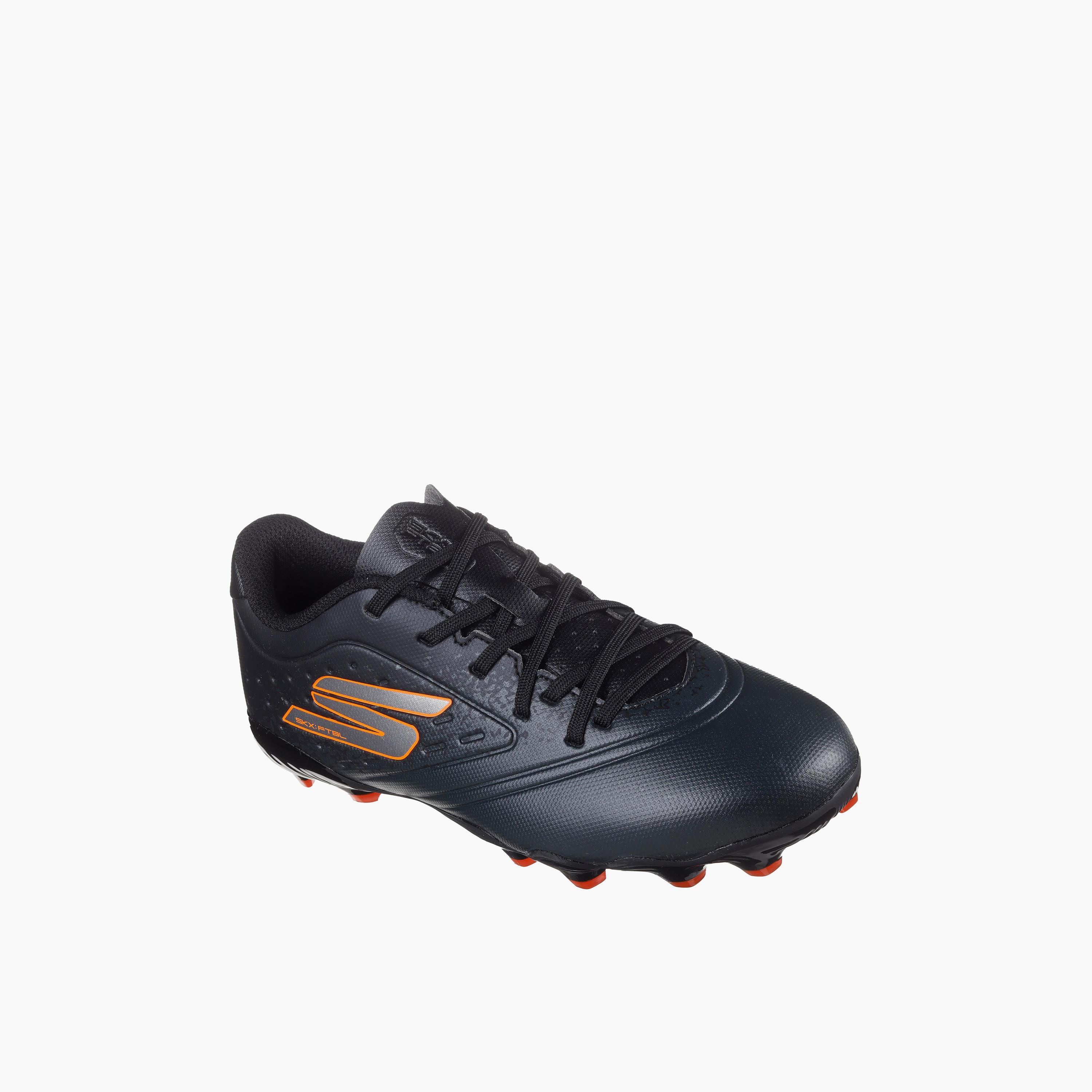 Skechers Boys JR YOUTH FG Lace-Up Football Shoes - 252060L-BKOR-CP-sports-gear-football-shoes-firmground-image-1