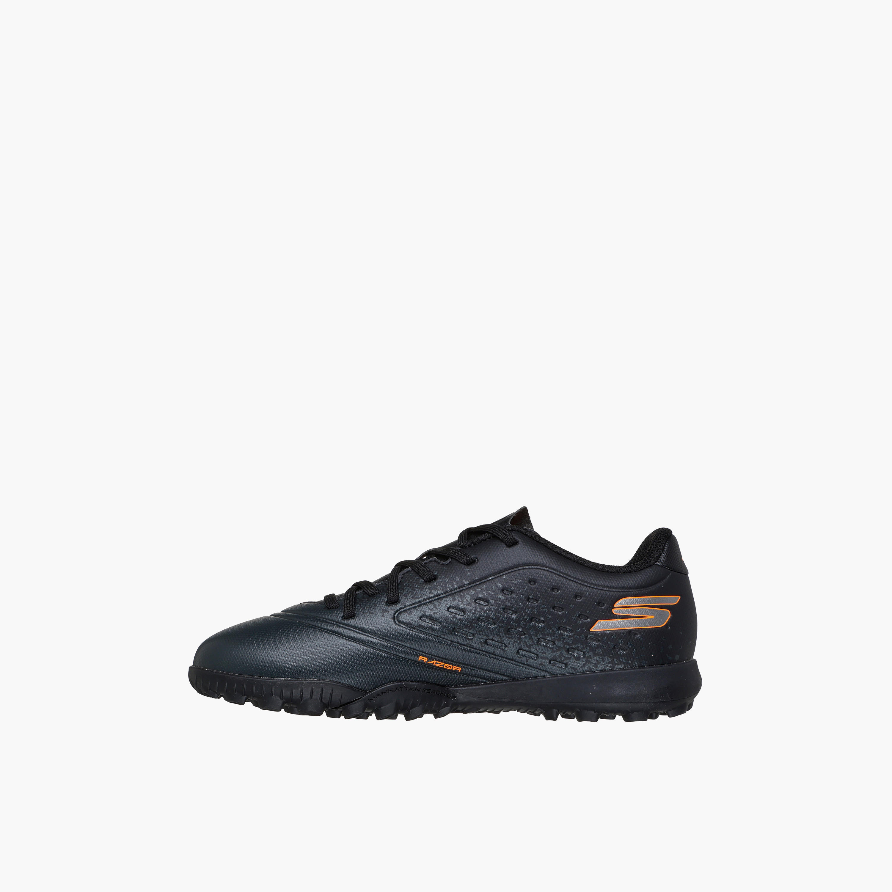 Skechers Boys JR YOUTH TF Lace-Up Football Turf Shoes - 252061L-BKOR-CP-sports-boys-shoes-image-4