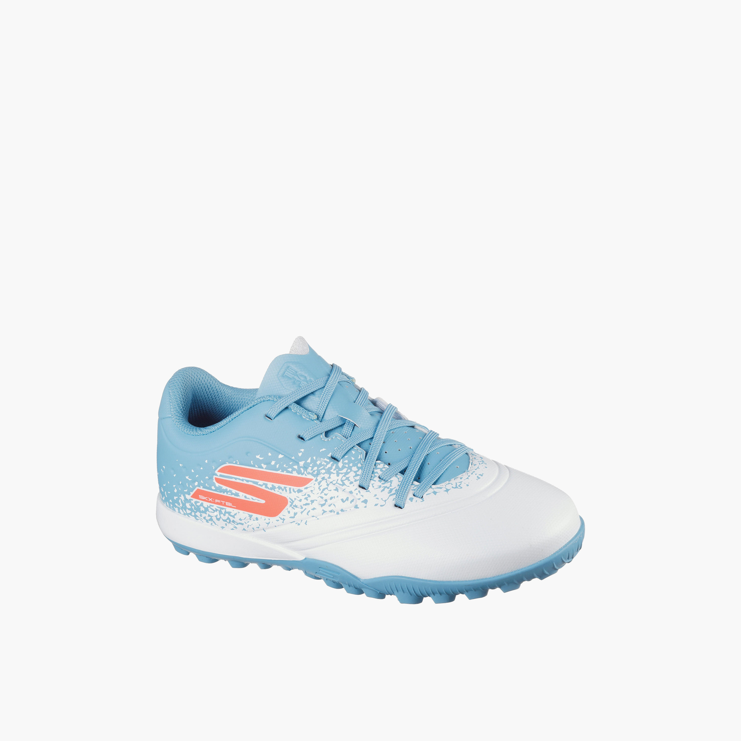 Skechers Boys JR YOUTH TF Lace-Up Turf Football Shoes - 252061L-WTQP-CP-sports-boys-shoes-image-1