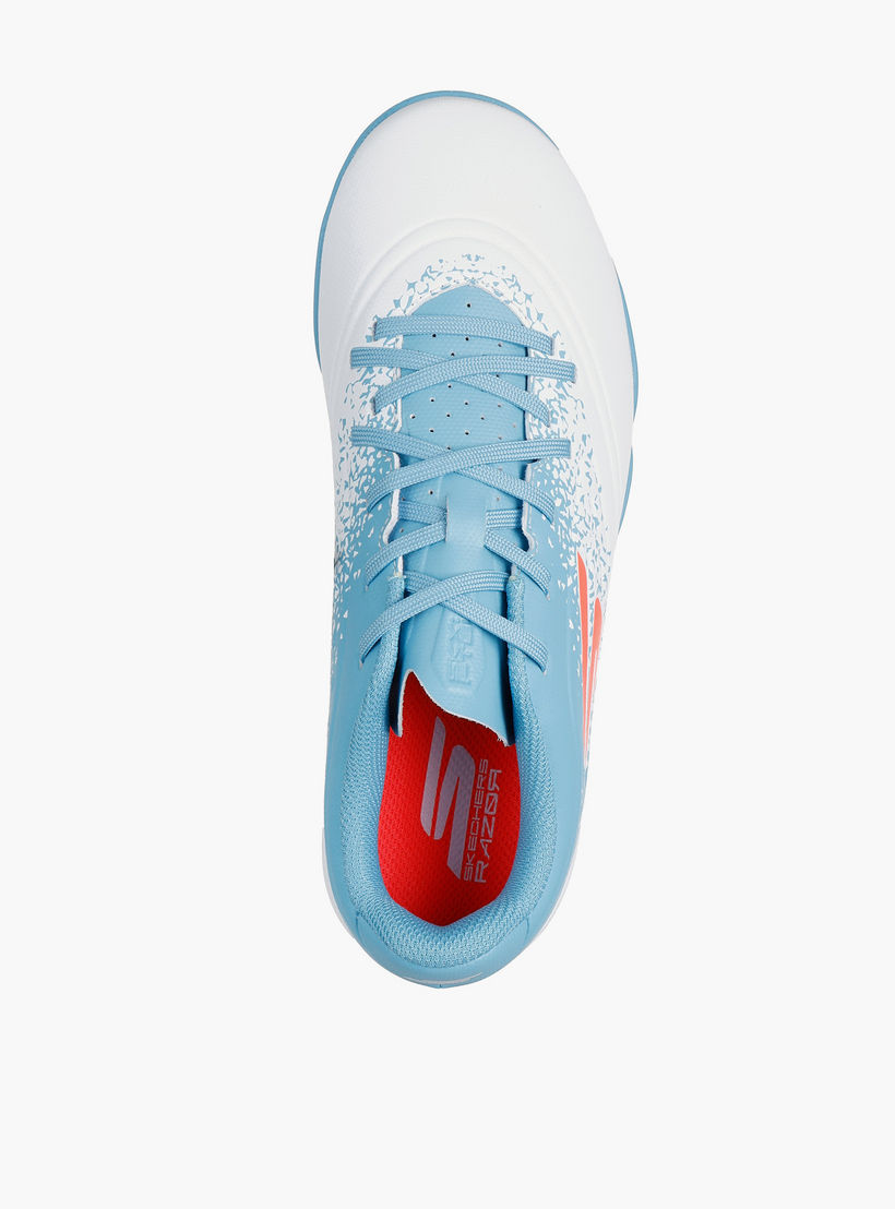 Skechers Boys JR YOUTH TF Lace-Up Turf Football Shoes - 252061L-WTQP-CP-sports-boys-shoes-image-2