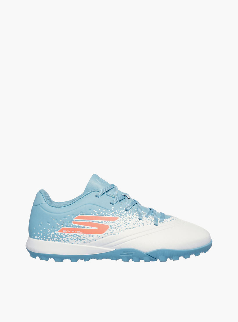 Skechers Boys JR YOUTH TF Lace-Up Turf Football Shoes - 252061L-WTQP-CP-sports-boys-shoes-image-3