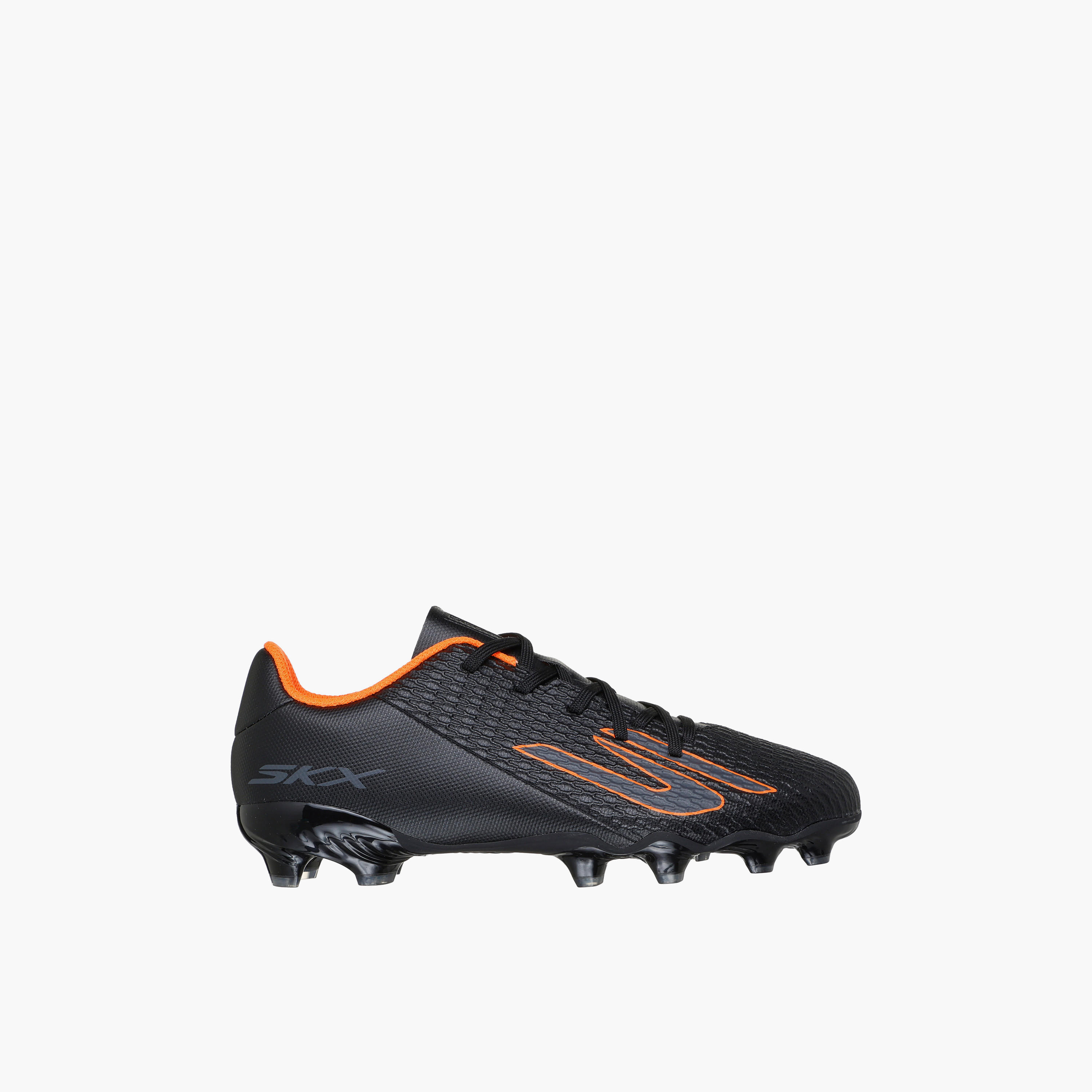 Skechers Boys JR YOUTH FG Lace-Up Football Firm Ground Shoes - 252160L-BKOR-C-sports-gear-football-shoes-firmground-image-3