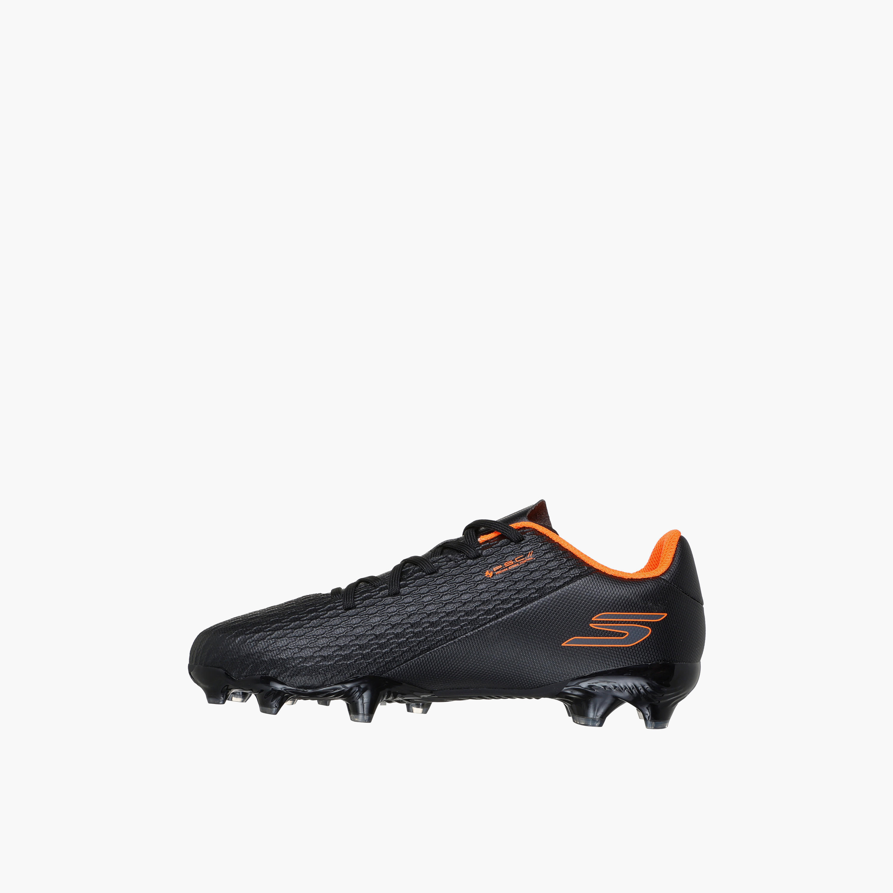 Skechers Boys JR YOUTH FG Lace-Up Football Firm Ground Shoes - 252160L-BKOR-C-sports-gear-football-shoes-firmground-image-4